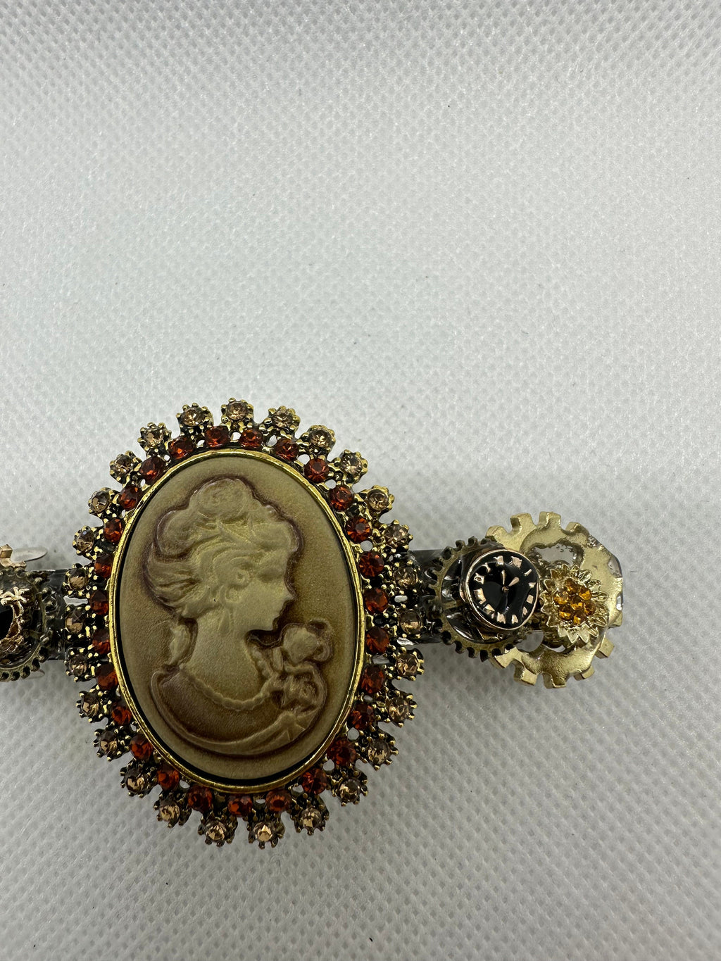 Lady Cameo Antique Steampunk Hairclip