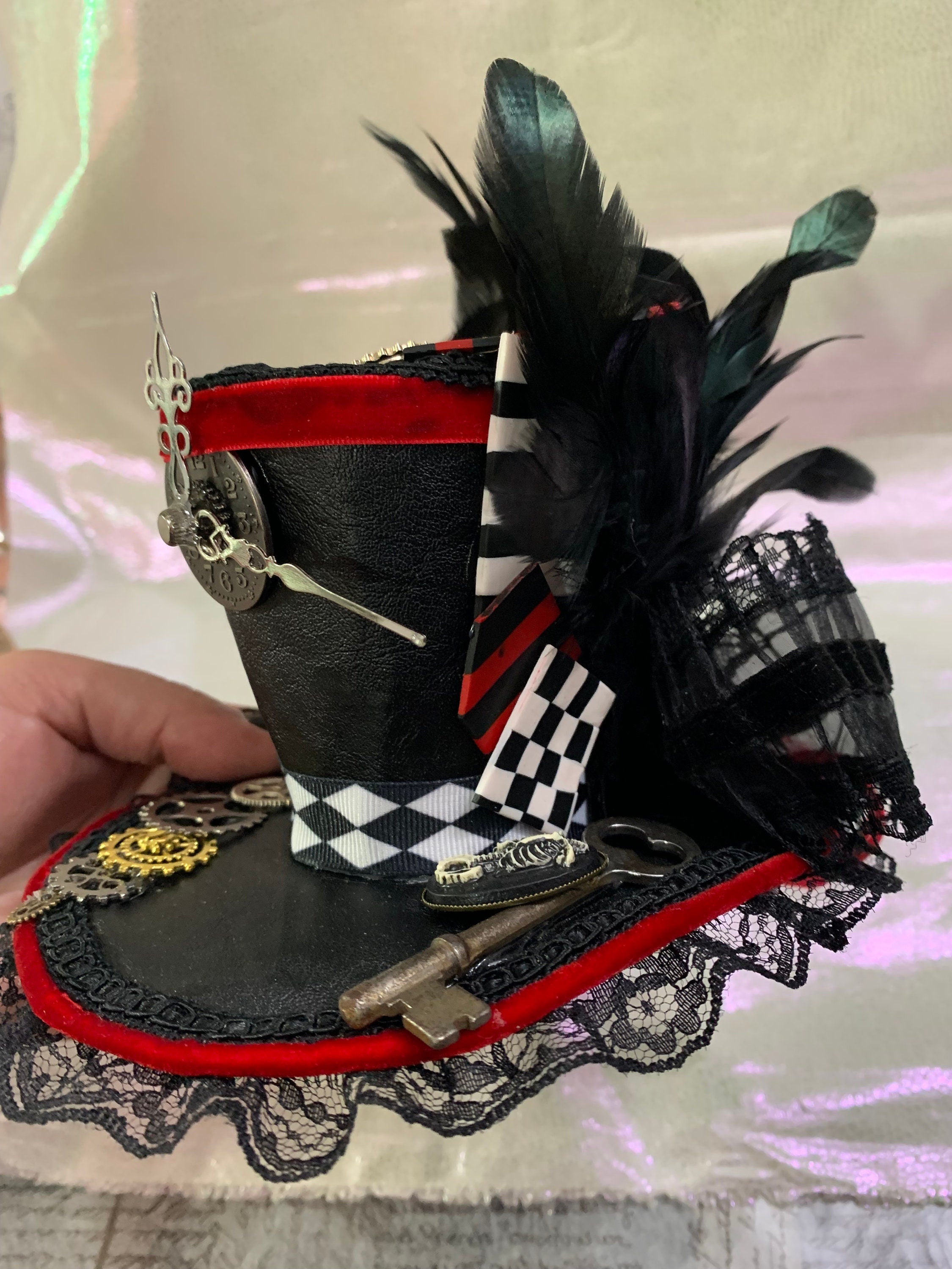 Steampunk Mini Top Hat Circus with clock