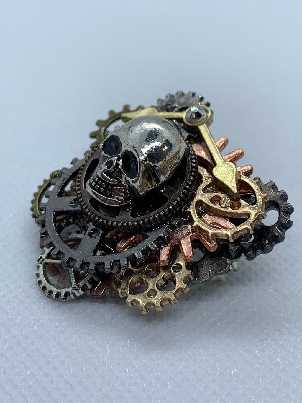 Steampunk Skull Pin/Brooch