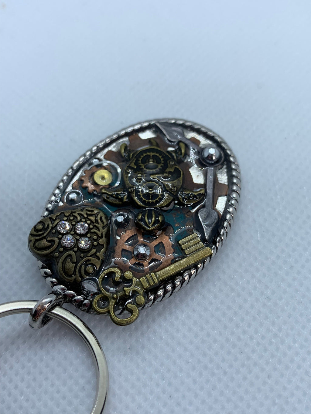 Steampunk Turtle keychain