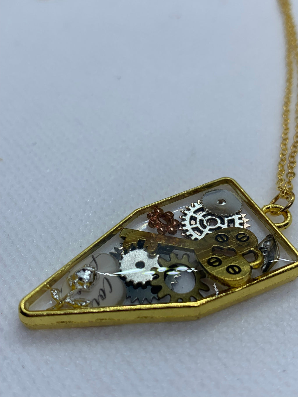 Basic Steampunk Necklace with Skeleton Key