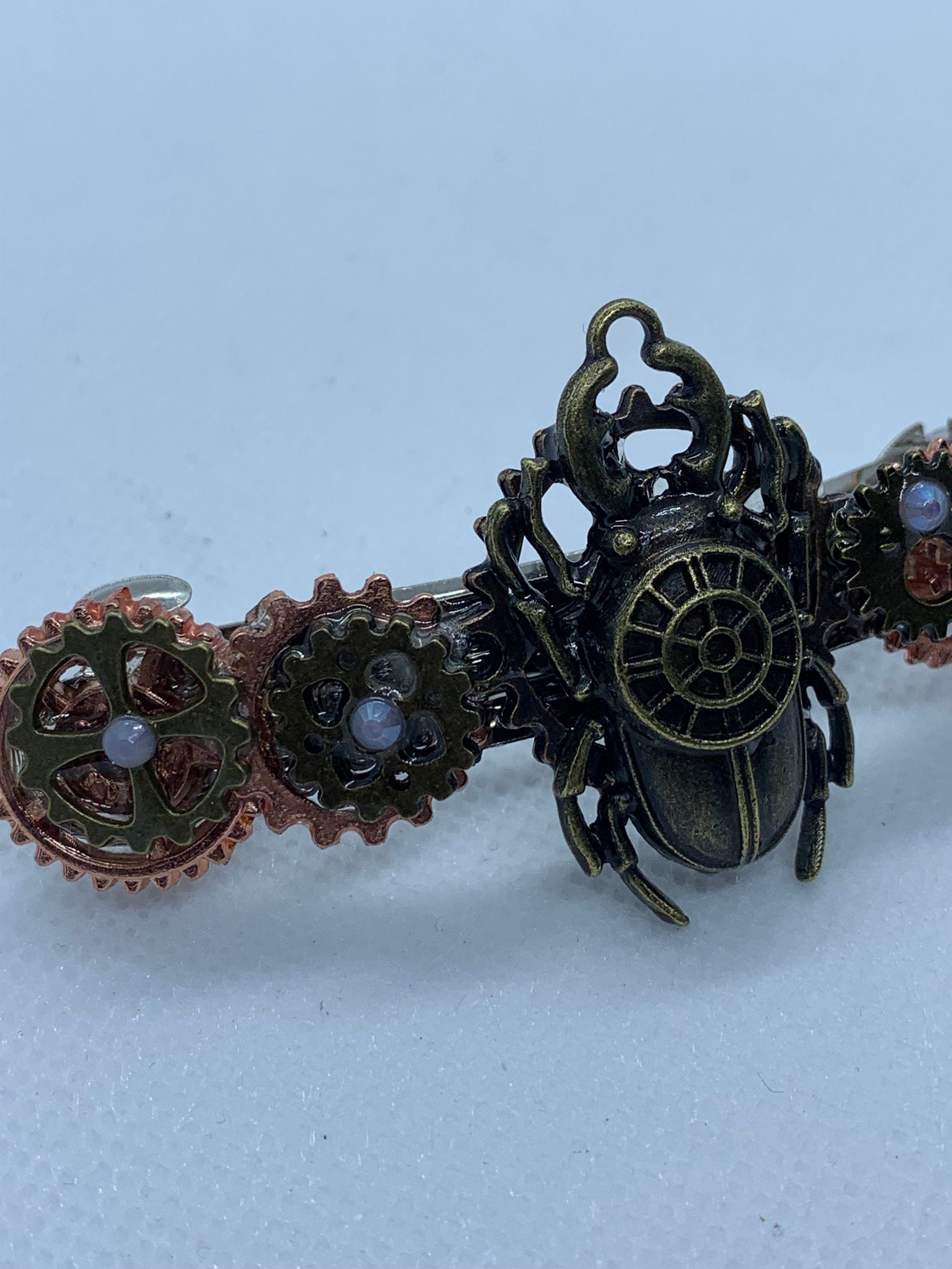 Steampunk Beetle Hair Clip