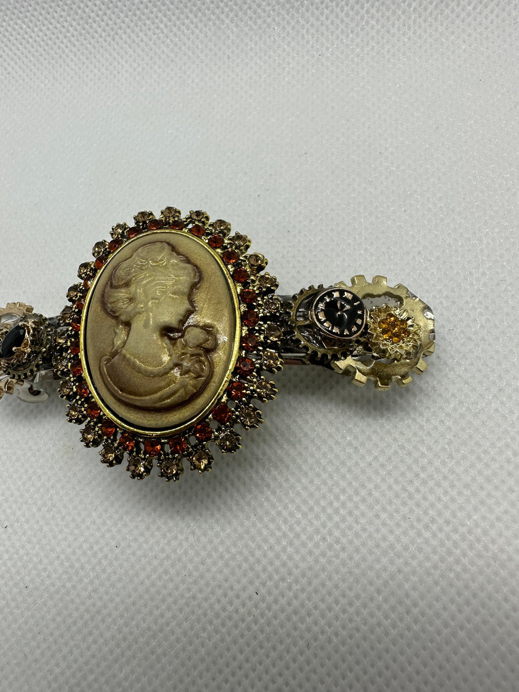 Lady Cameo Antique Steampunk Hairclip