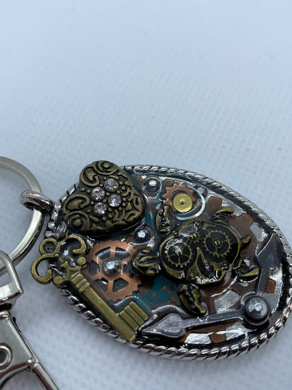 Steampunk Turtle keychain