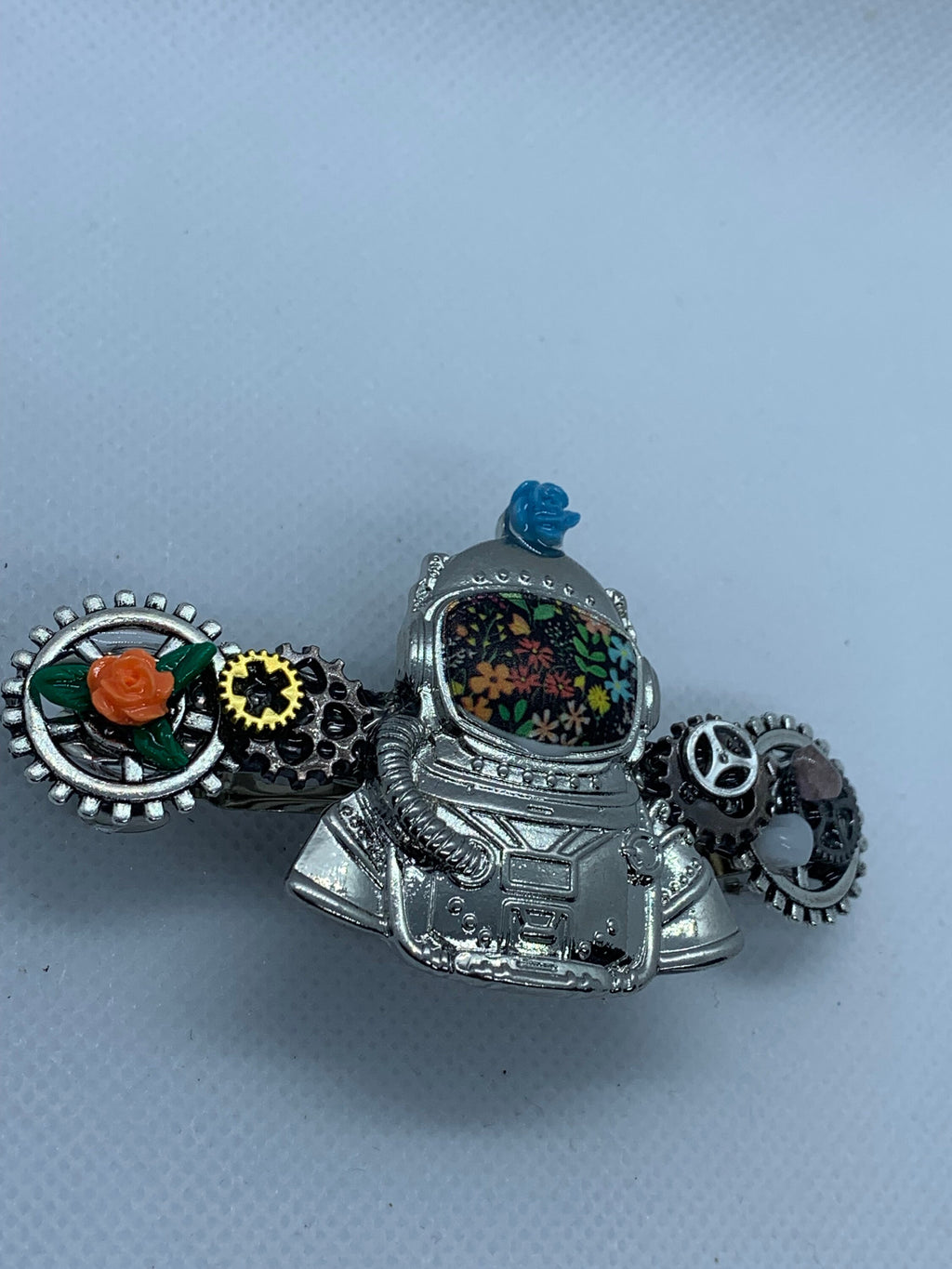 Astronaut Steampunk French Barrette Hair