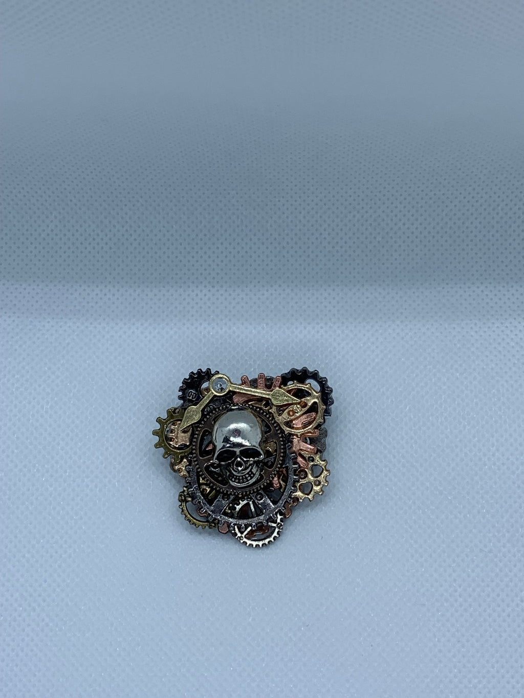 Steampunk Skull Pin/Brooch