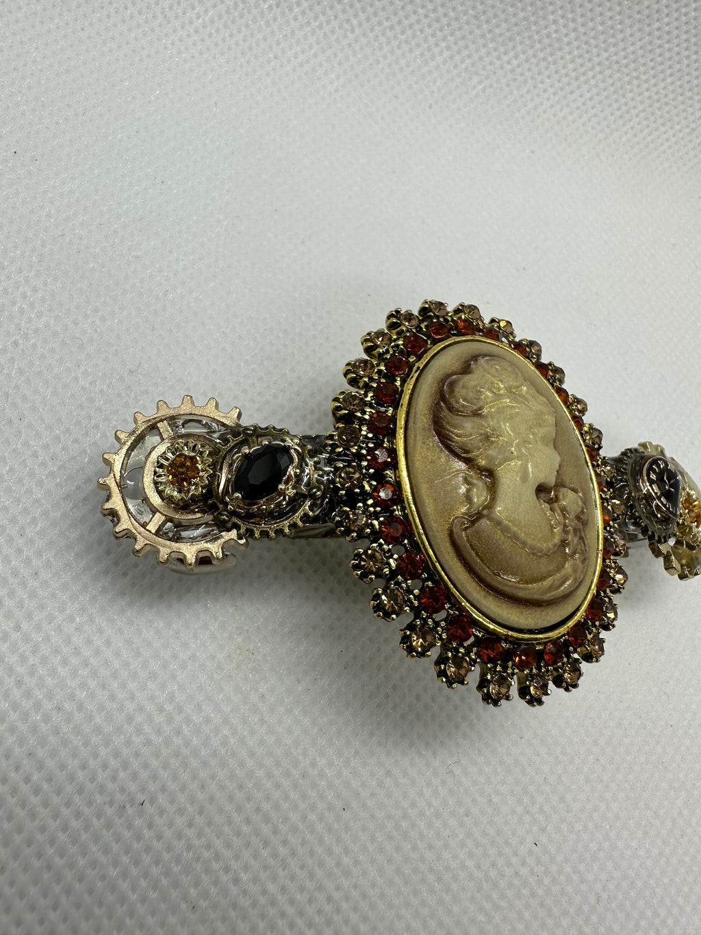 Lady Cameo Antique Steampunk Hairclip