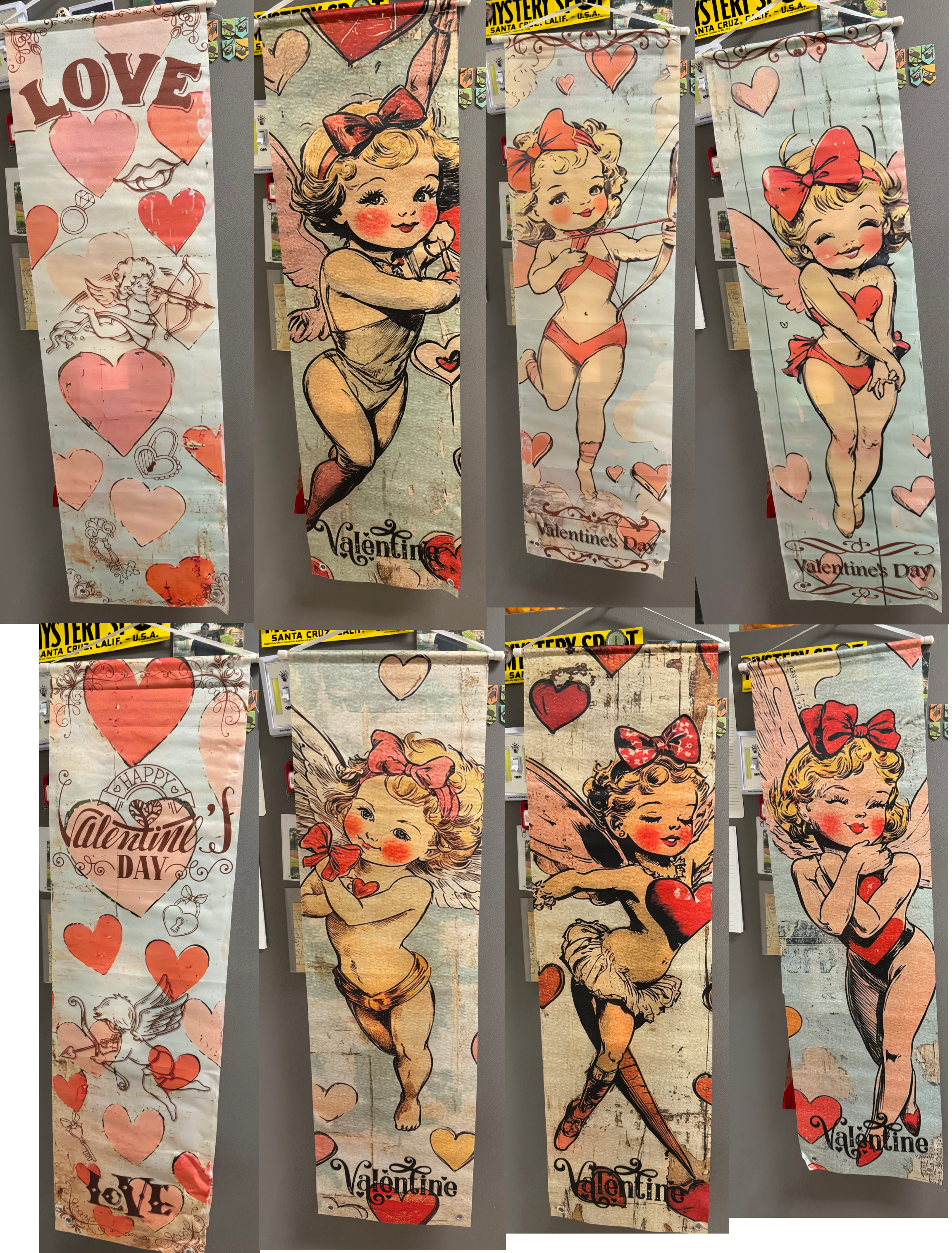 Vintage Valentines Day Banners