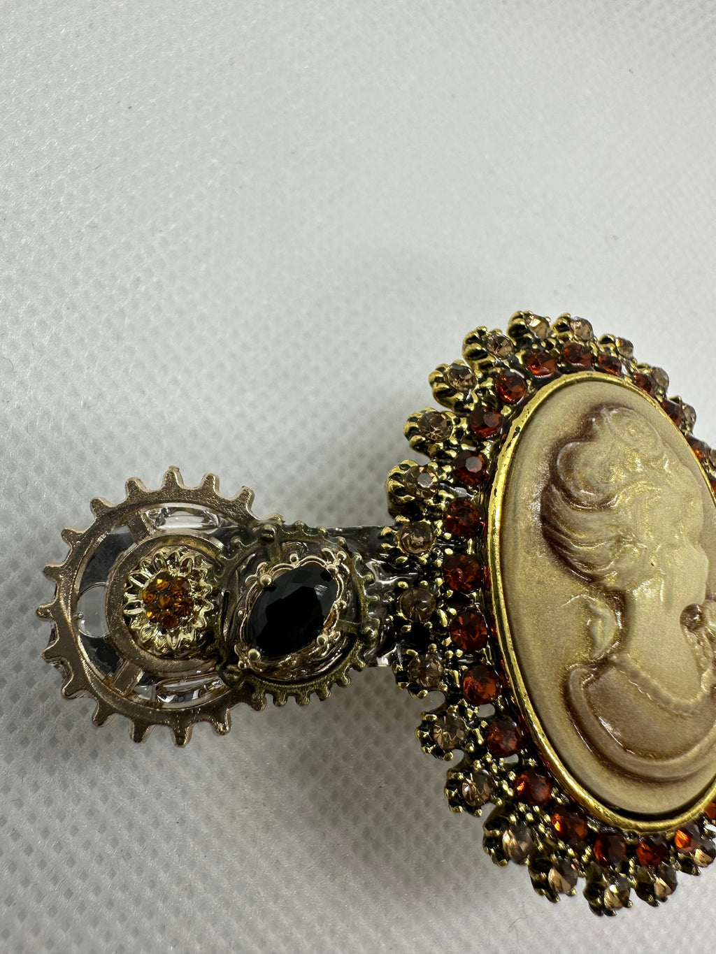 Lady Cameo Antique Steampunk Hairclip