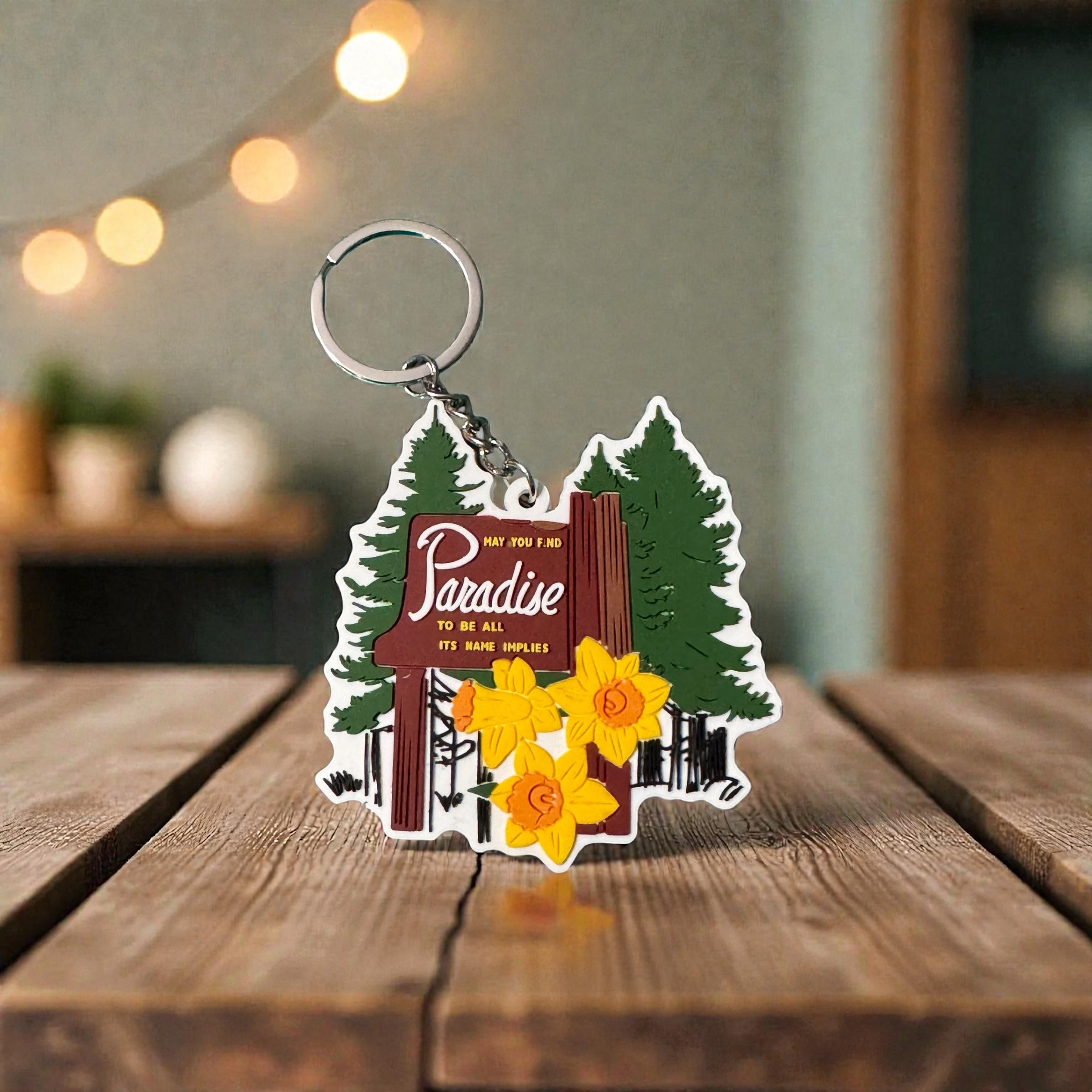 Paradise Keychain