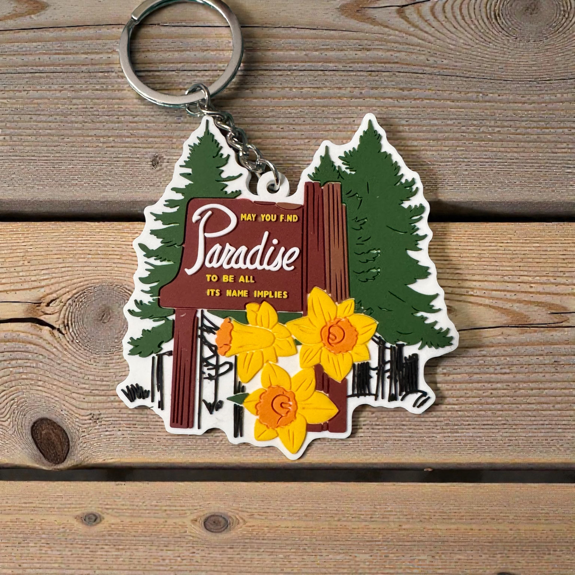 Paradise Keychain