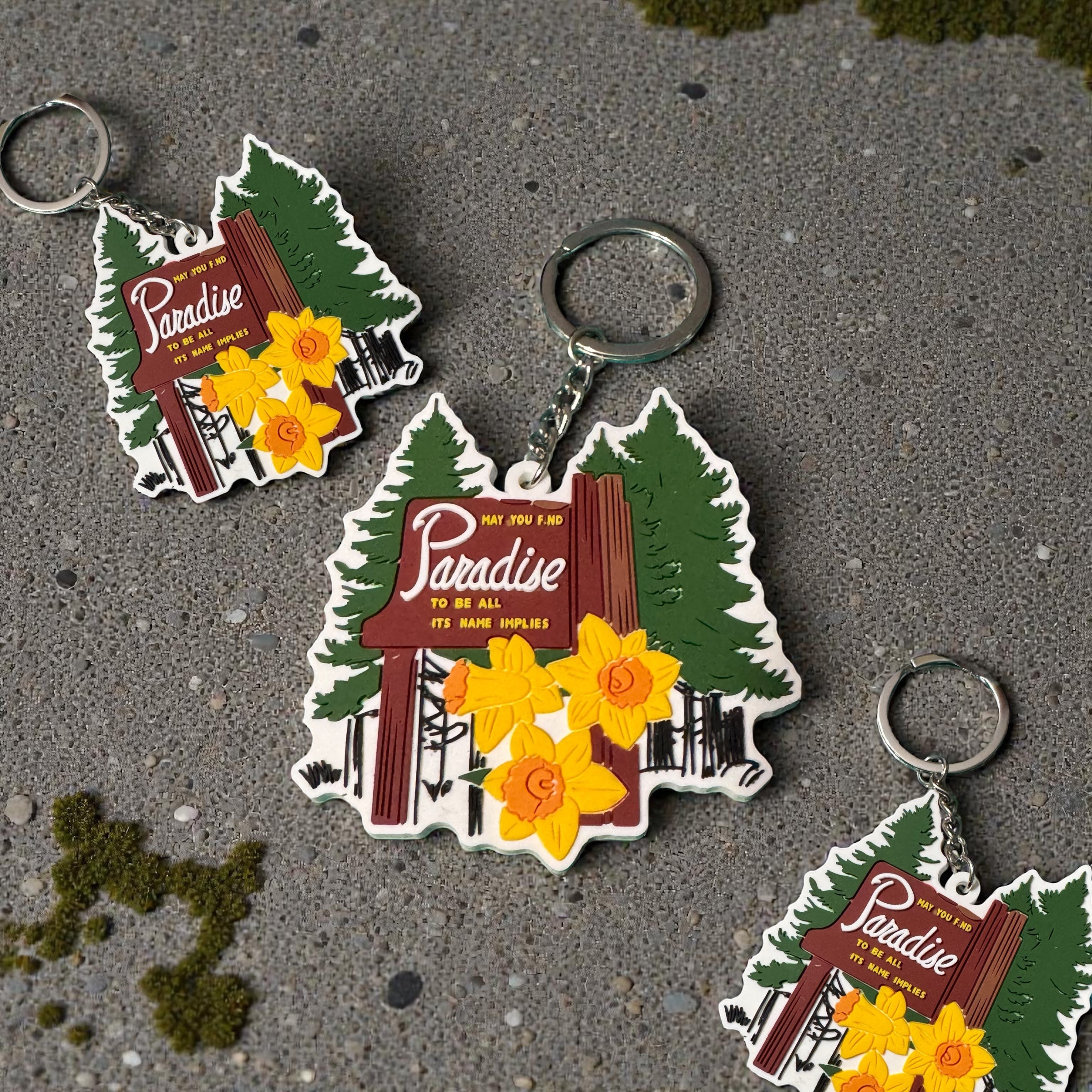 Paradise Keychain