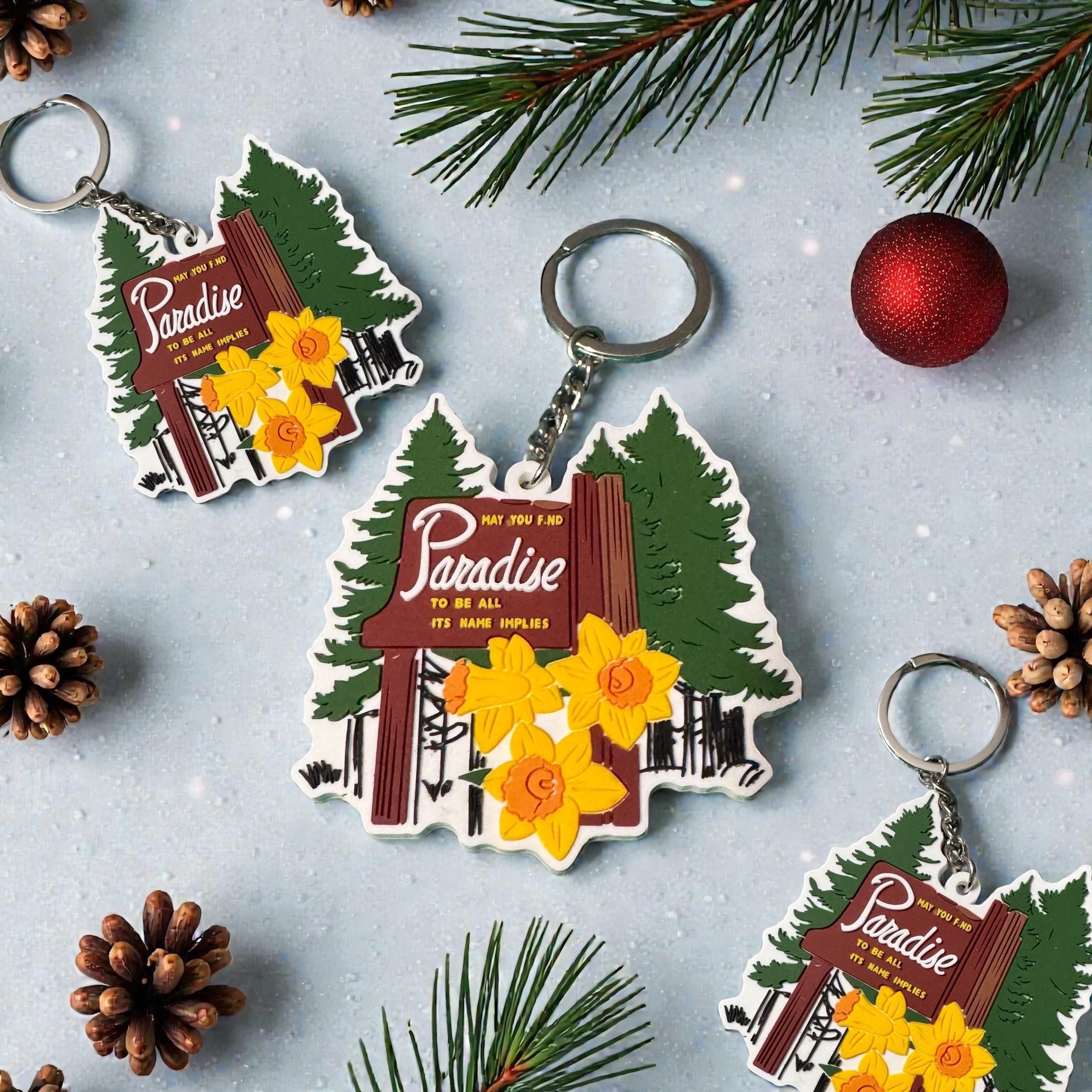 Paradise Keychain