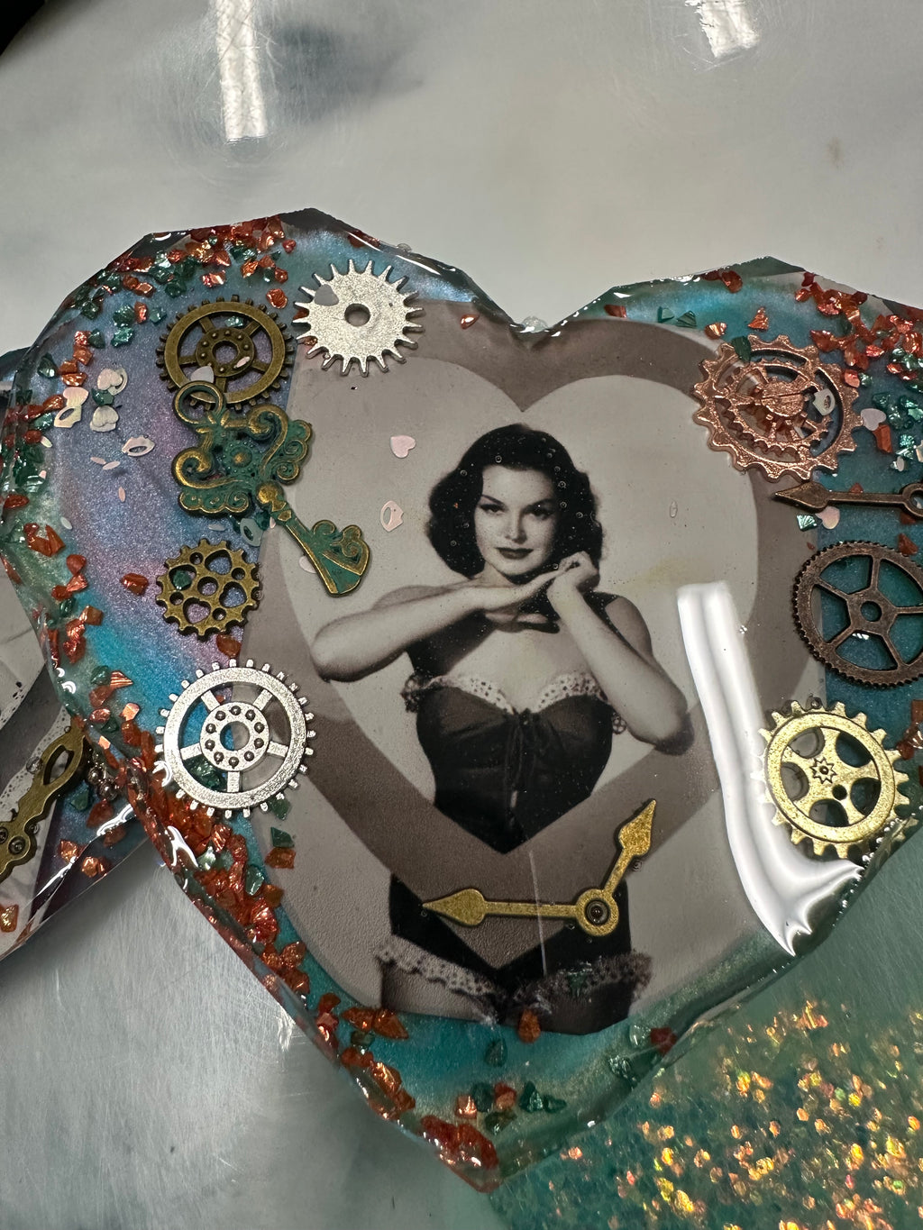 Valentines Day heart shaped Coasters