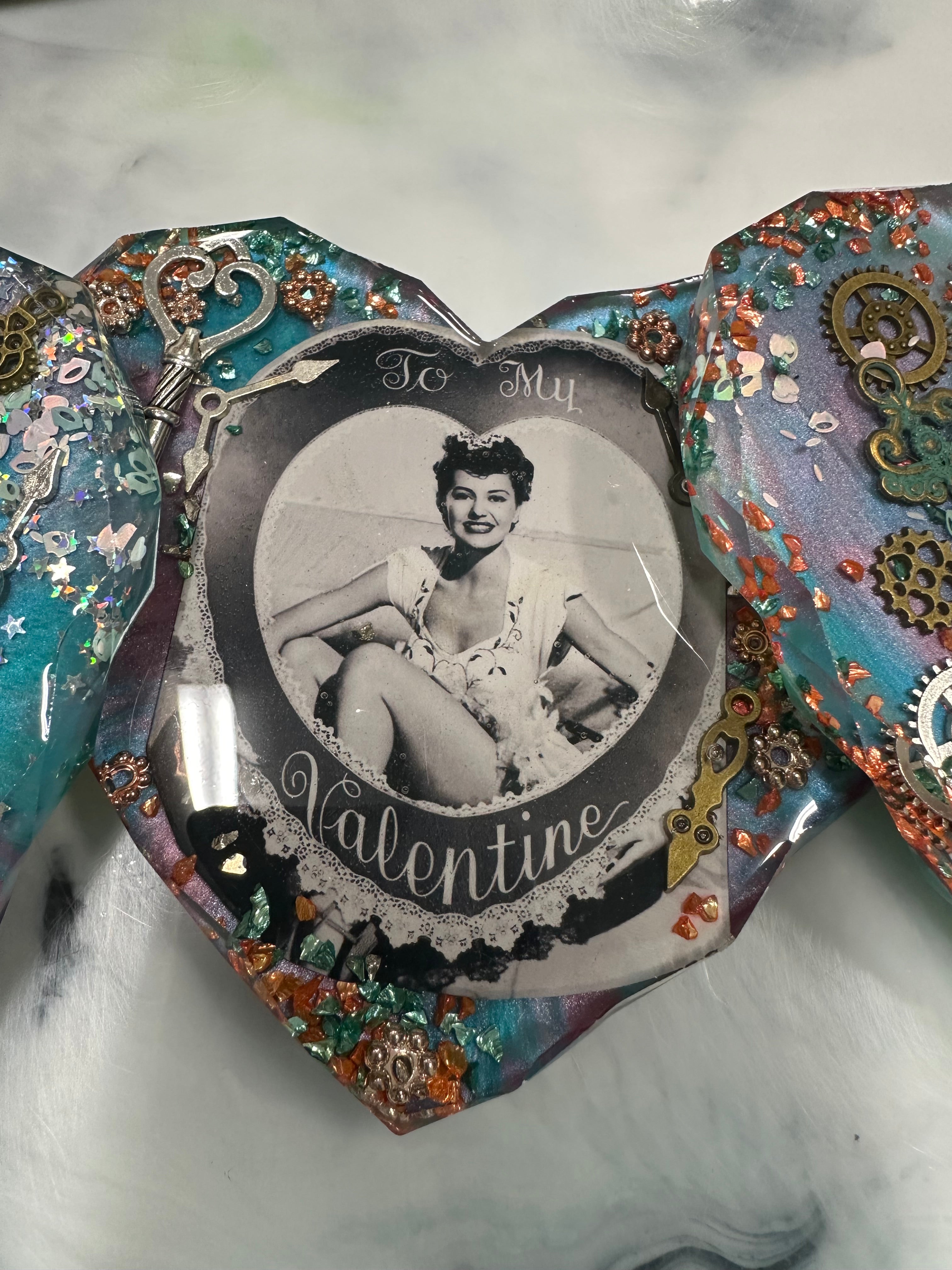 Valentines Day heart shaped Coasters