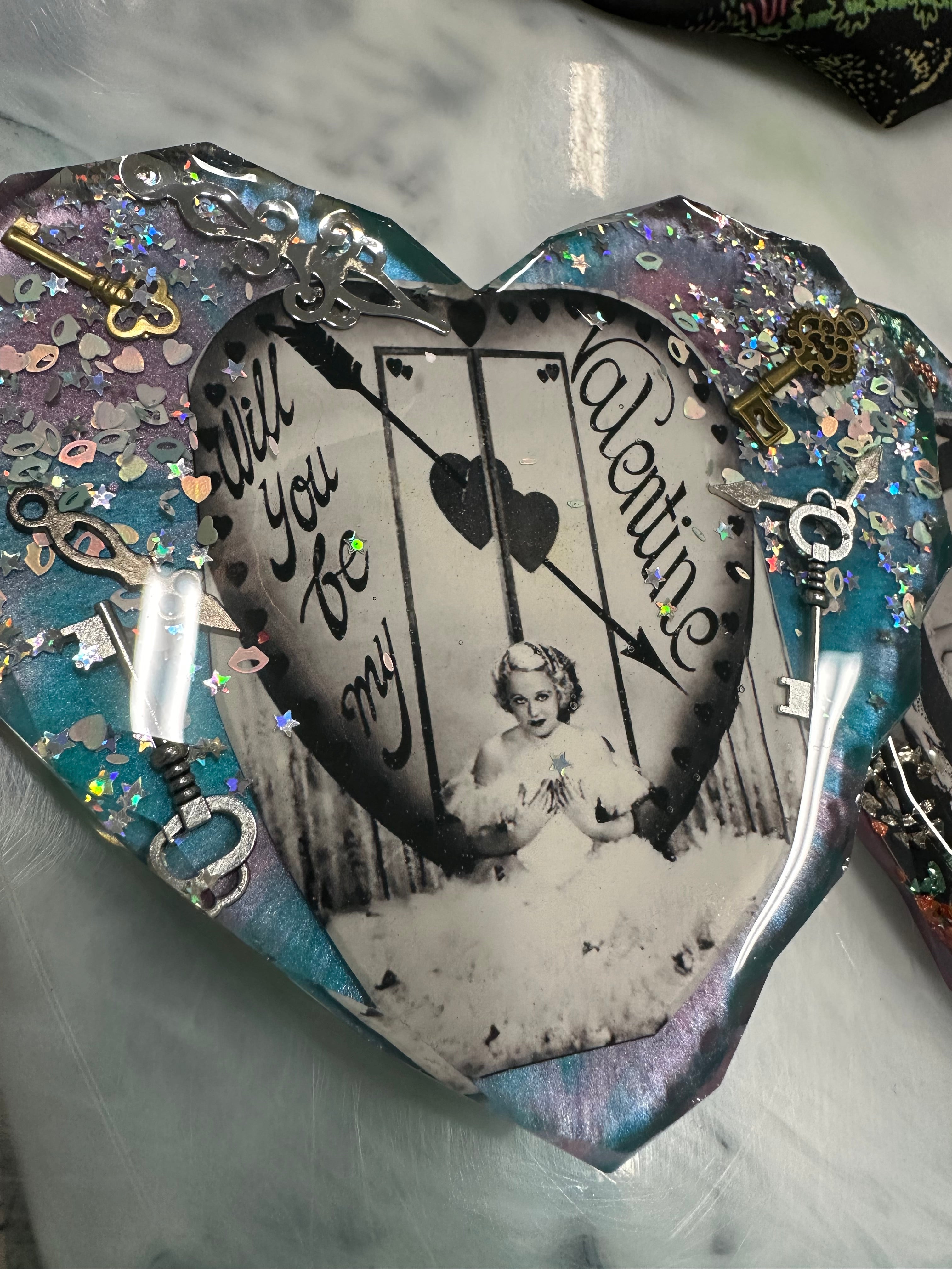 Valentines Day heart shaped Coasters