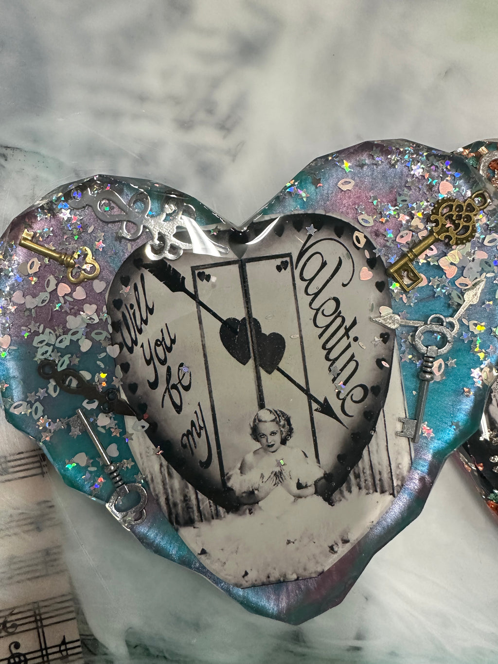 Valentines Day heart shaped Coasters