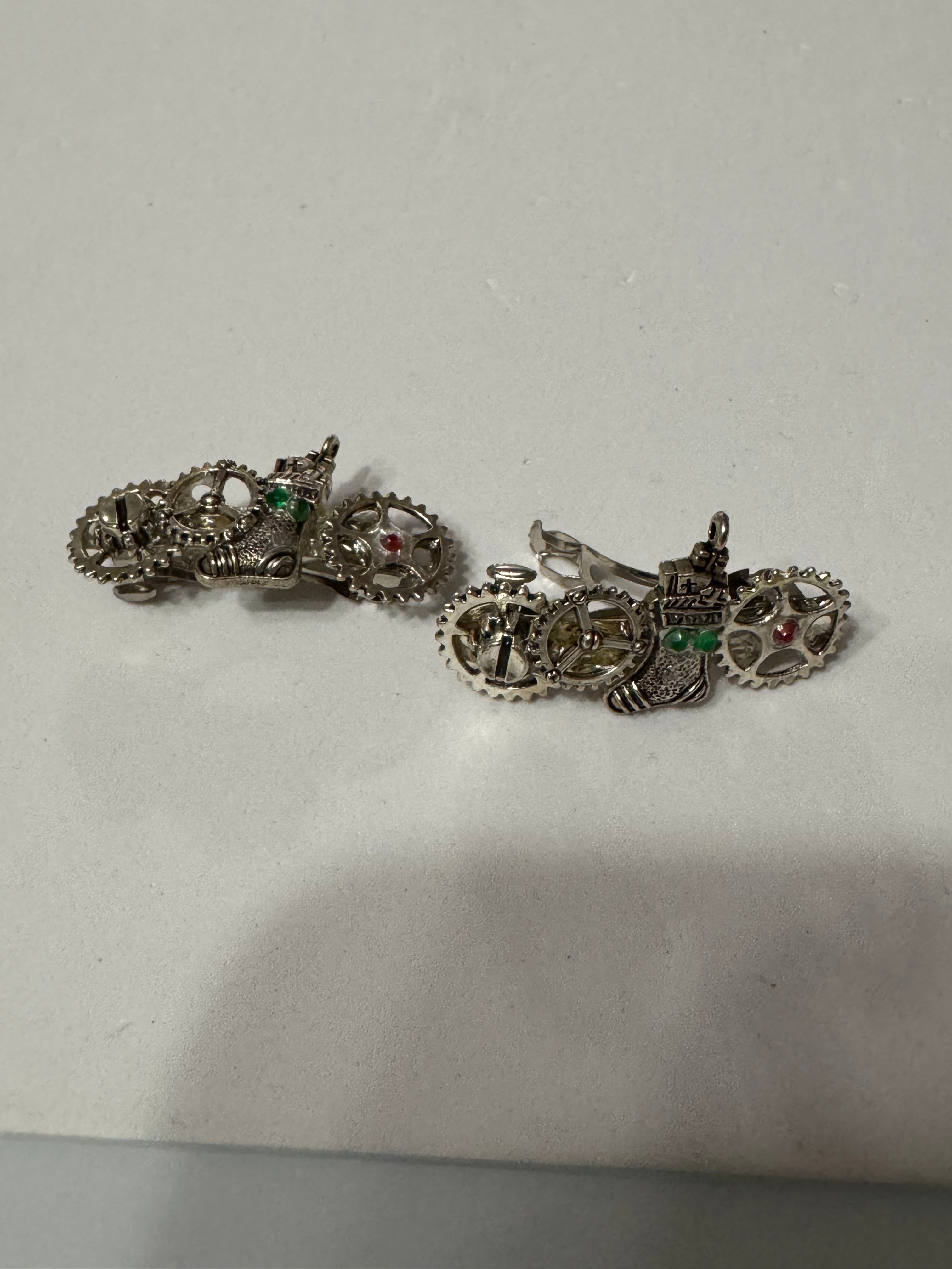 Cute Christmas Steampunk Barrettes