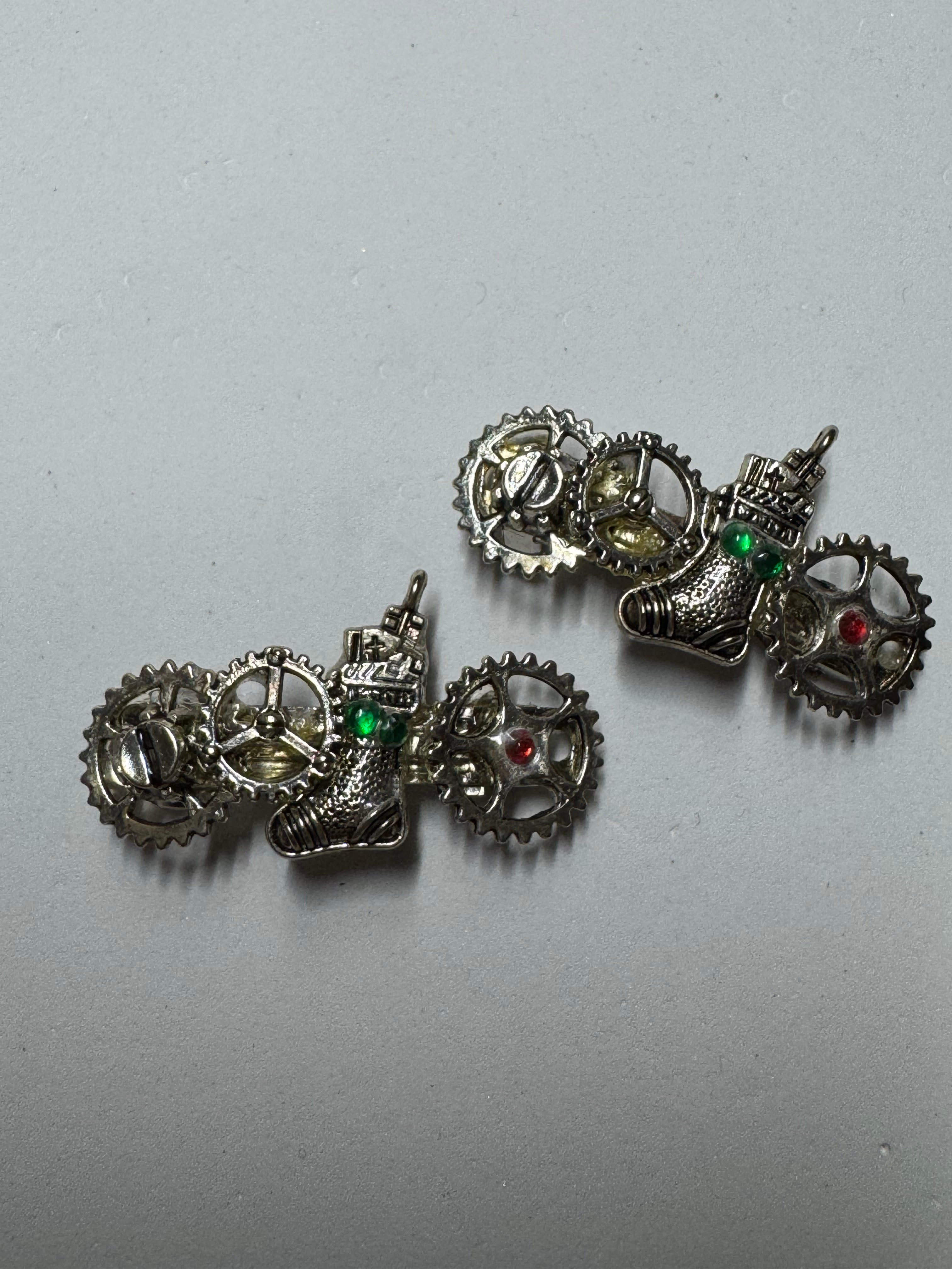 Cute Christmas Steampunk Barrettes