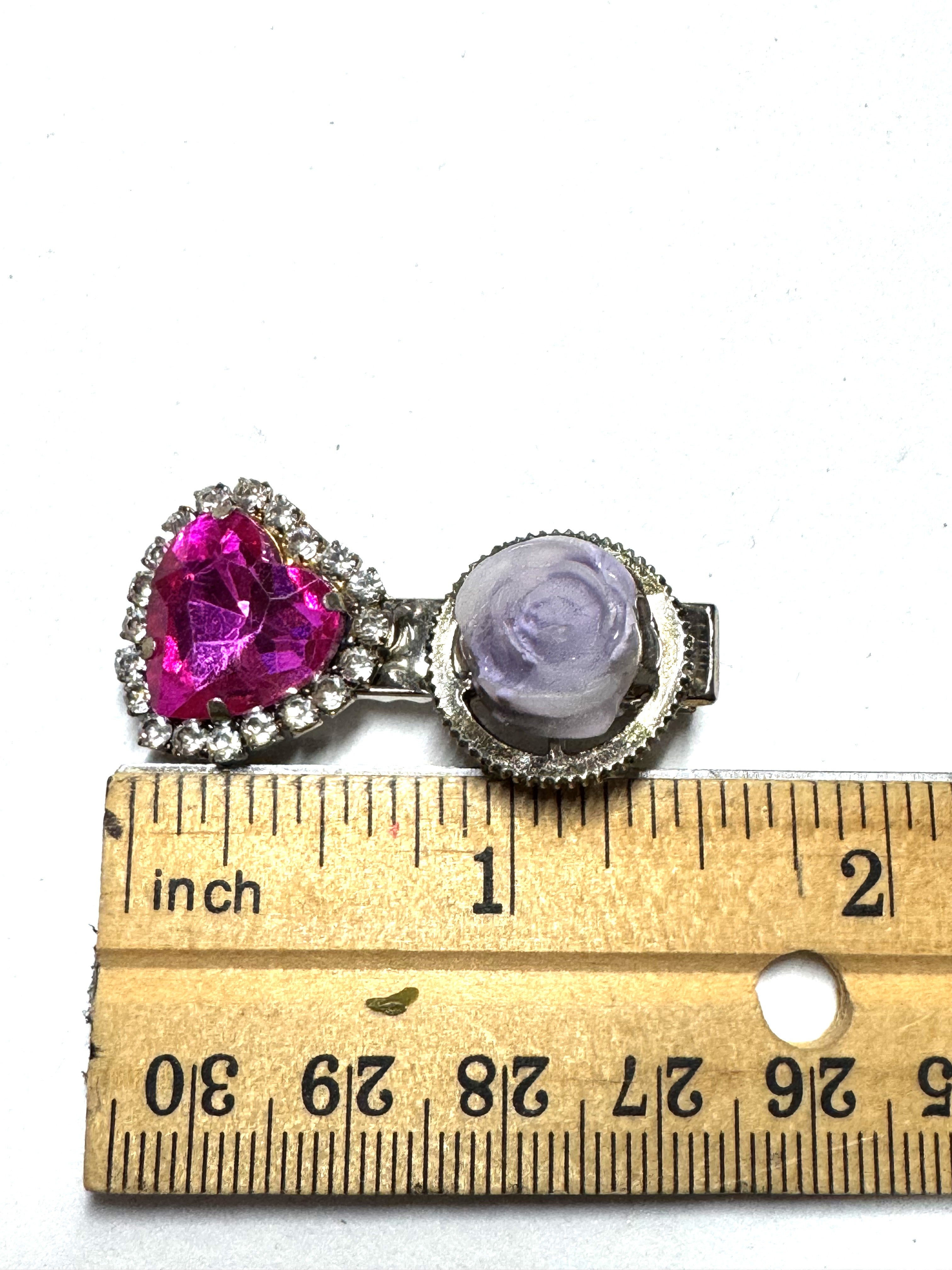 Tiny Heart Hair Barrettes