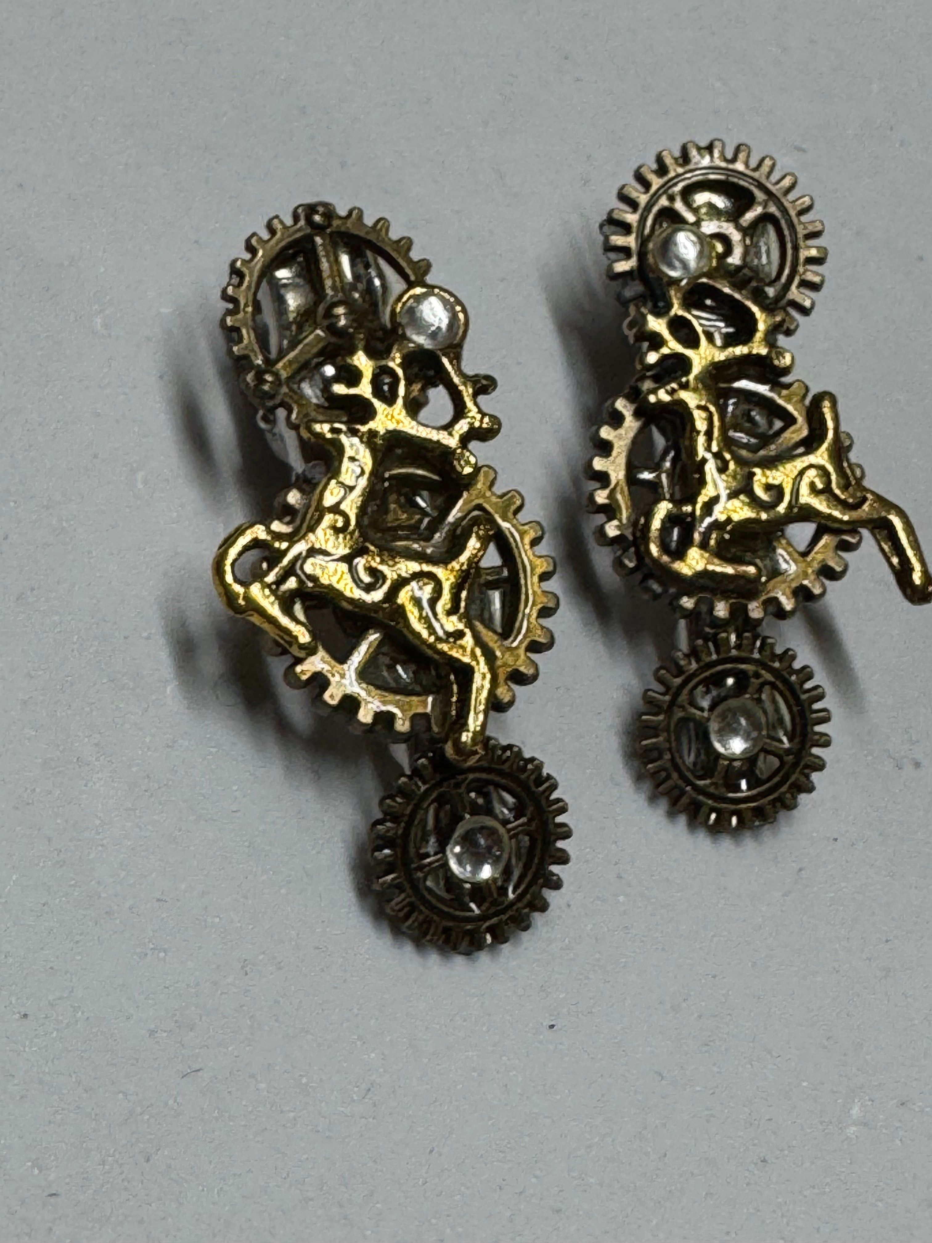 Cute Christmas Steampunk Barrettes