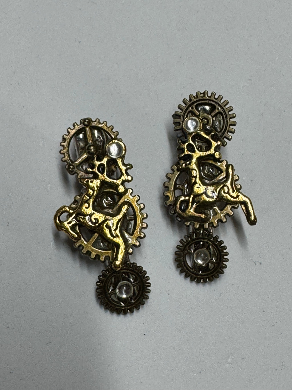 Cute Christmas Steampunk Barrettes