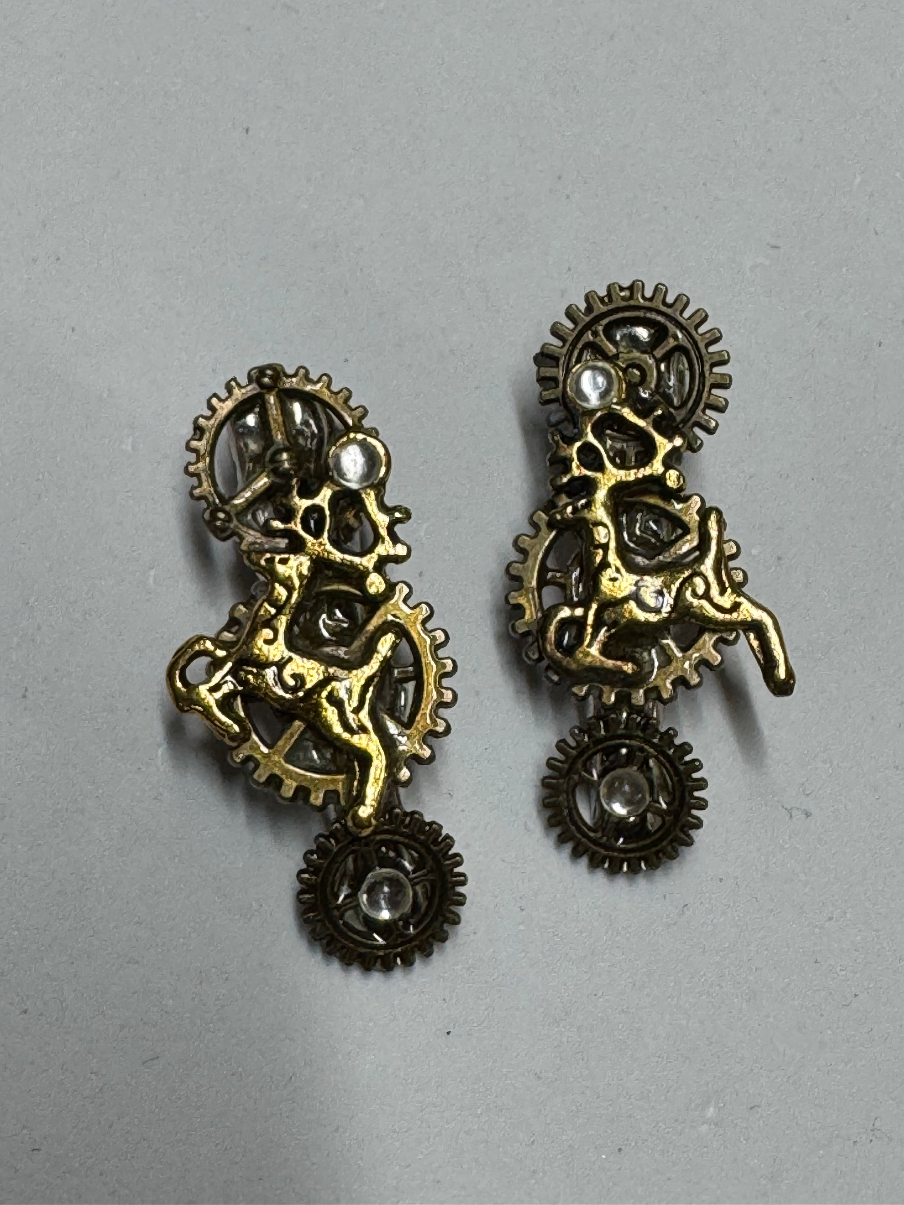 Cute Christmas Steampunk Barrettes