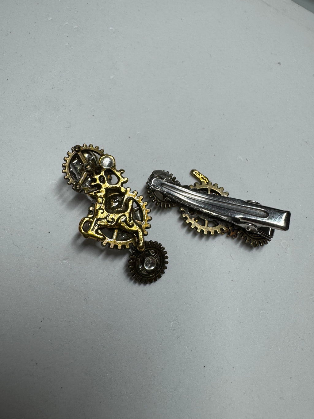 Cute Christmas Steampunk Barrettes