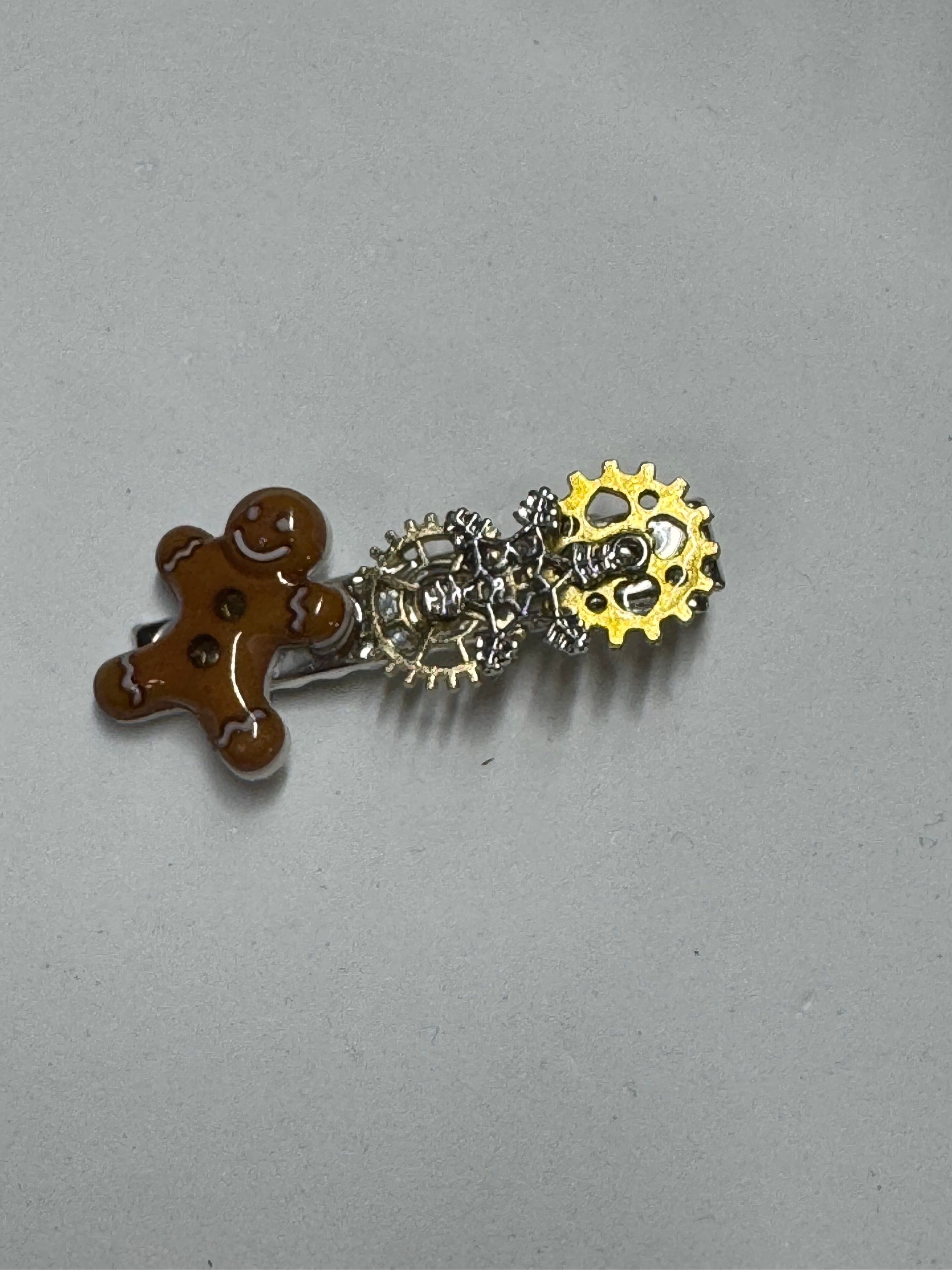 Christmas Steampunk Barrettes