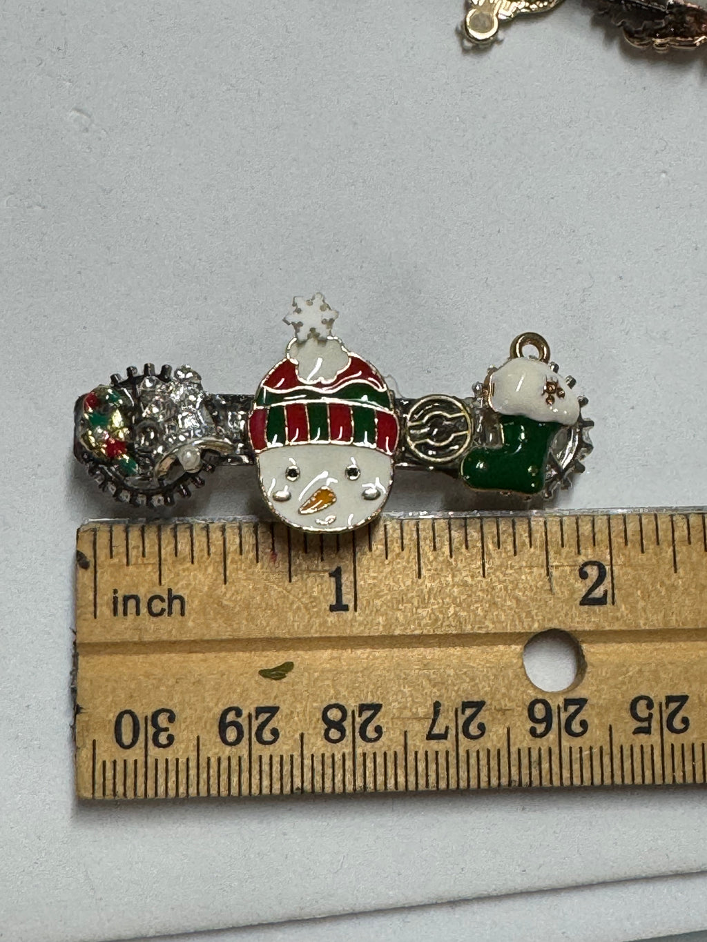 Snowmen Steampunk Barrettes