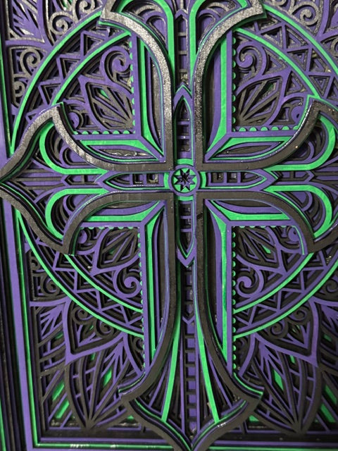 Wooden Layered Cross 2