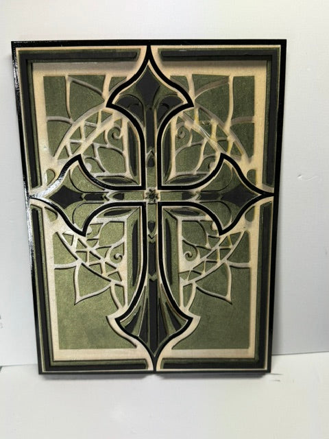 Wooden Layered Cross