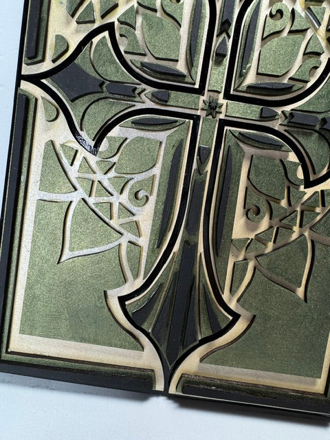 Wooden Layered Cross