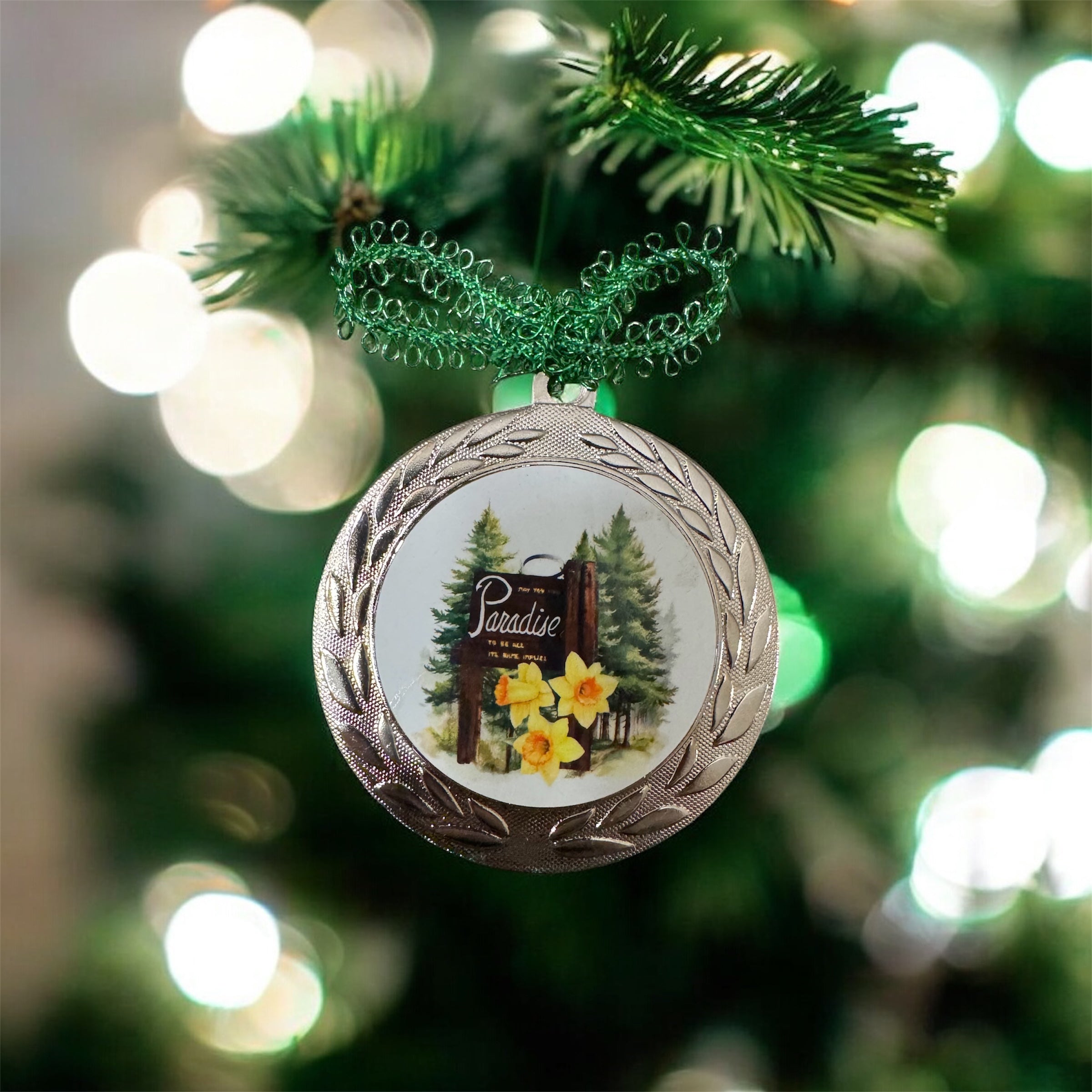 Paradise Metal Ornament
