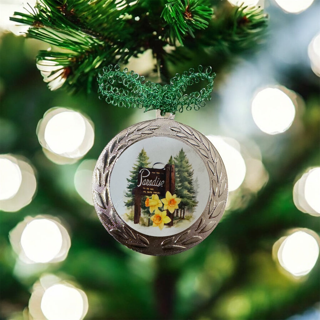 Paradise Metal Ornament