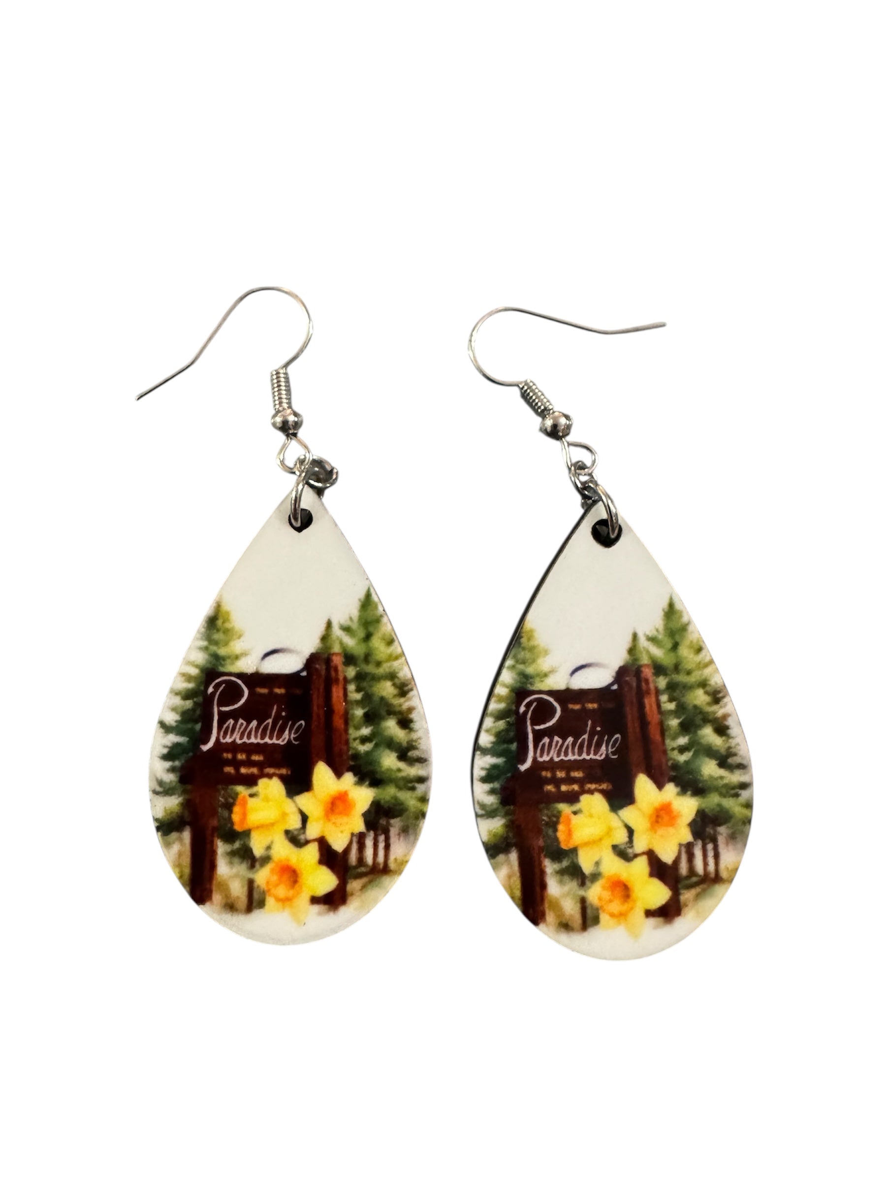 Paradise Sign Daffodil Earrings