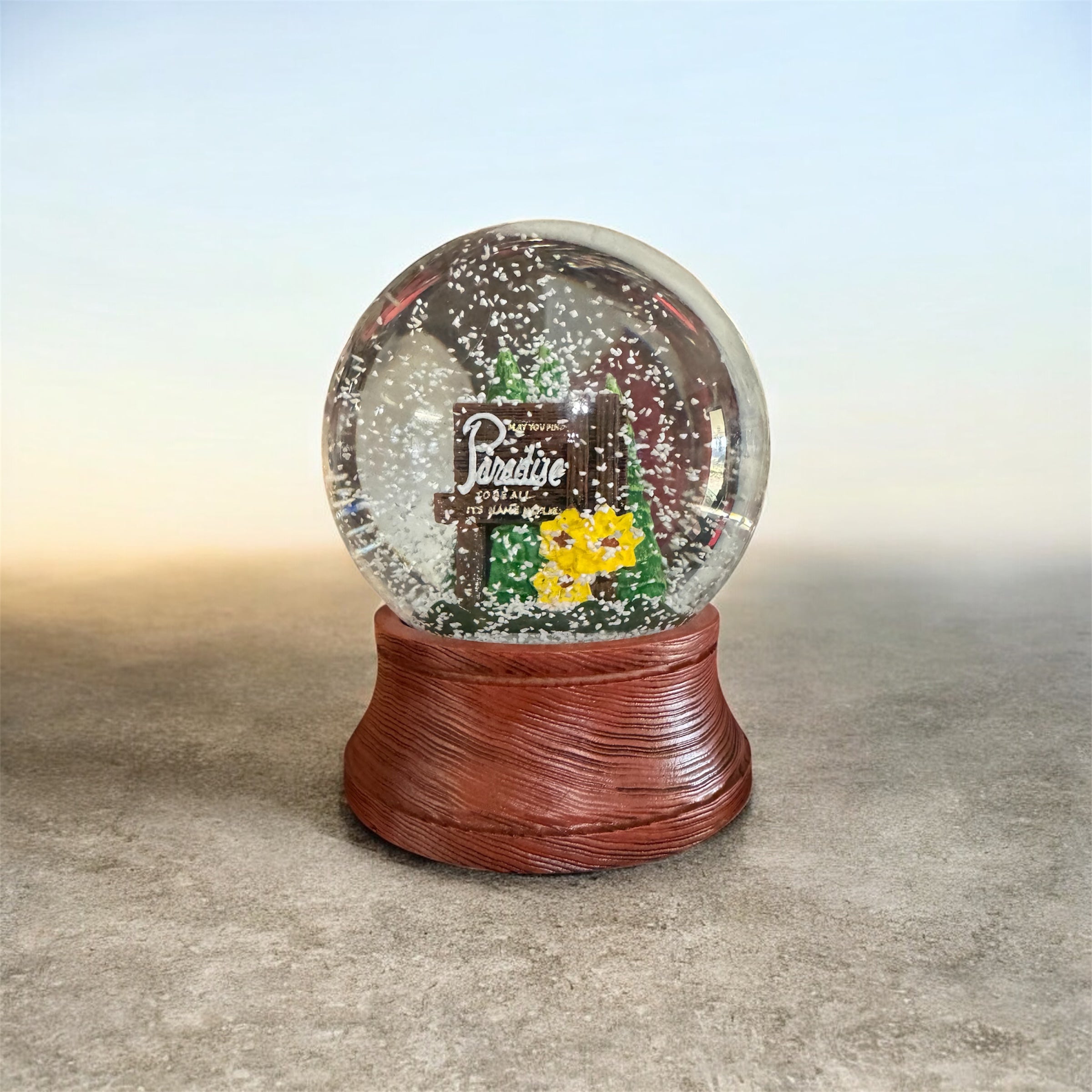 Paradise Snow Globe