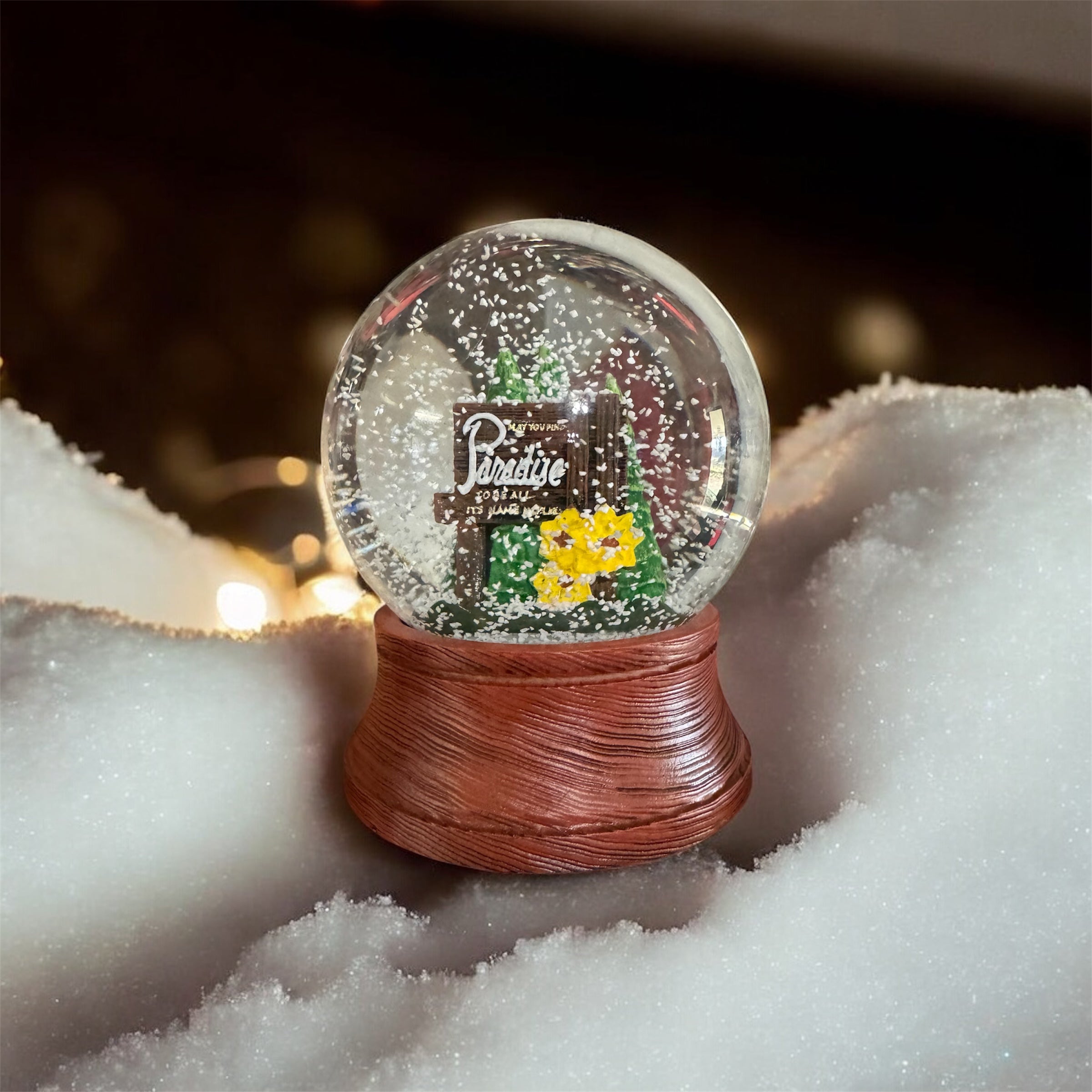 Paradise Snow Globe