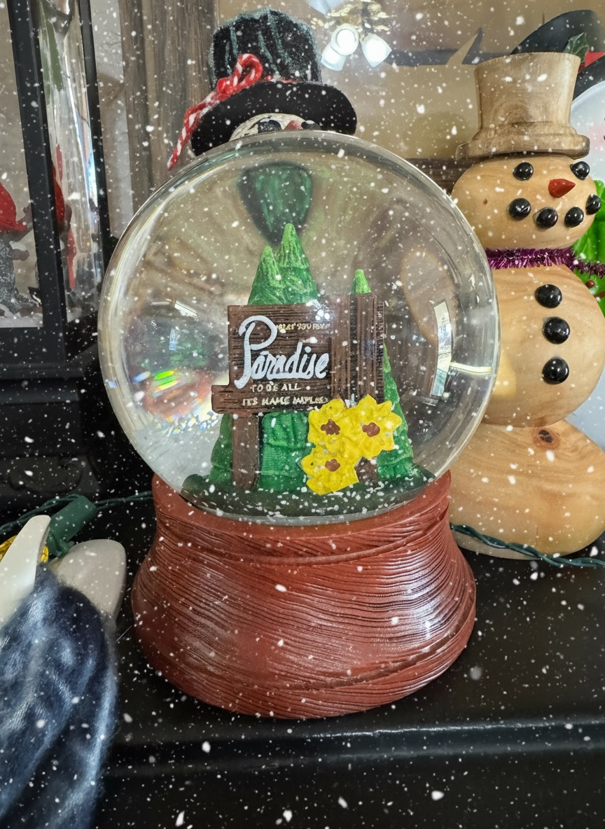 Paradise Snow Globe