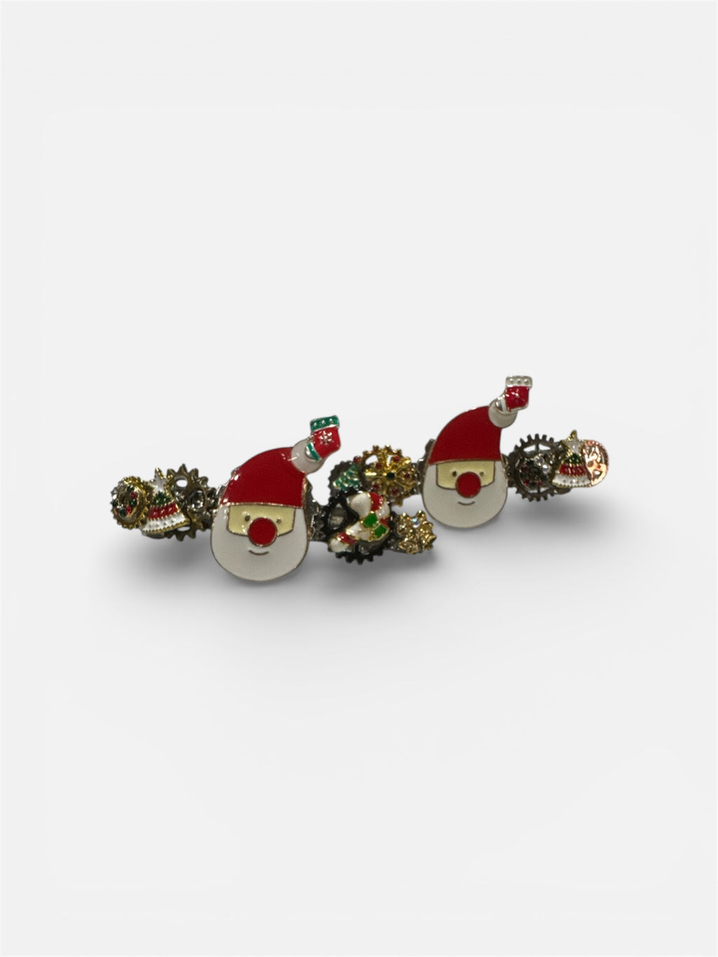 Christmas Steampunk Barrettes
