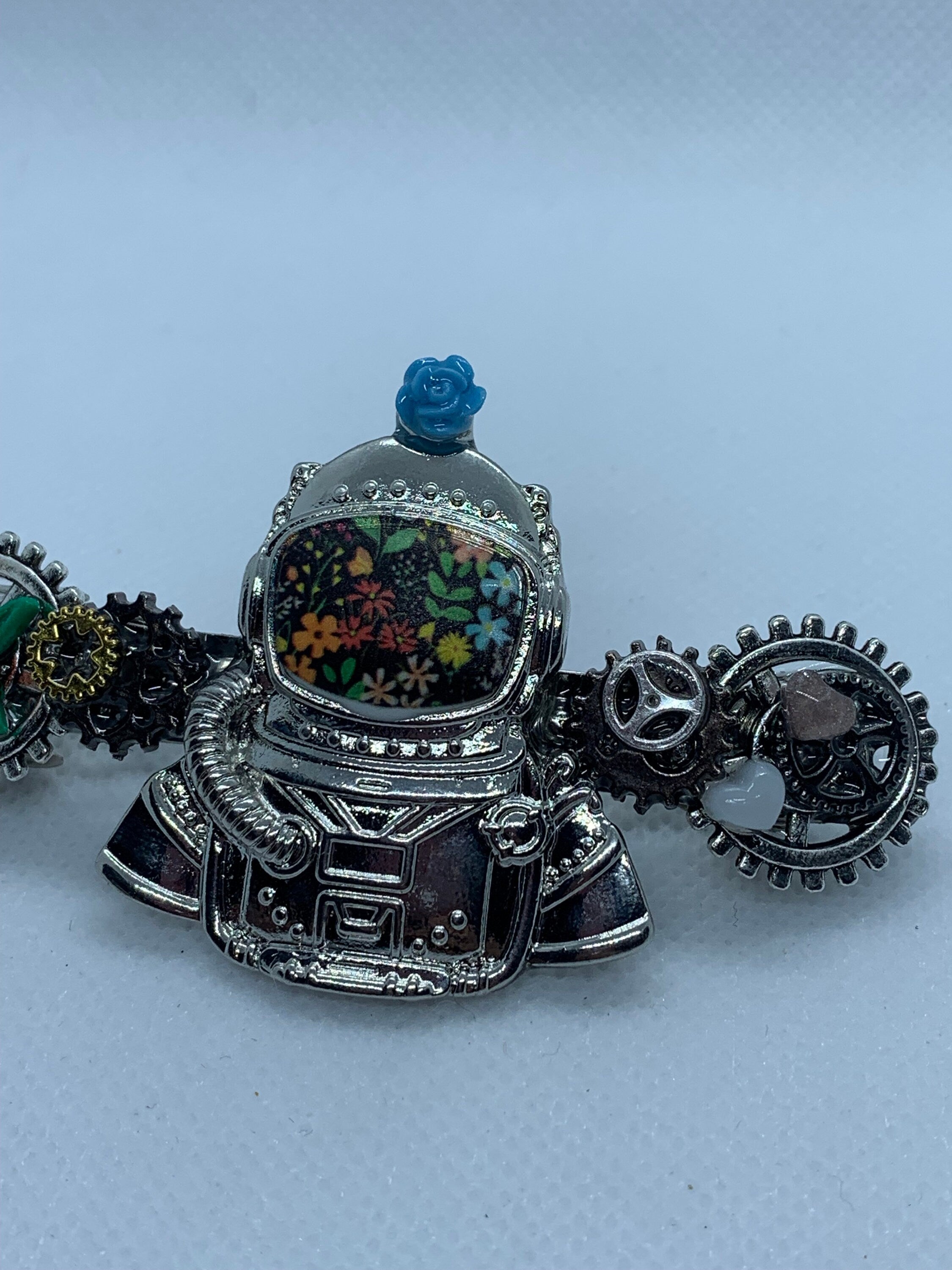 Astronaut Steampunk French Barrette Hair