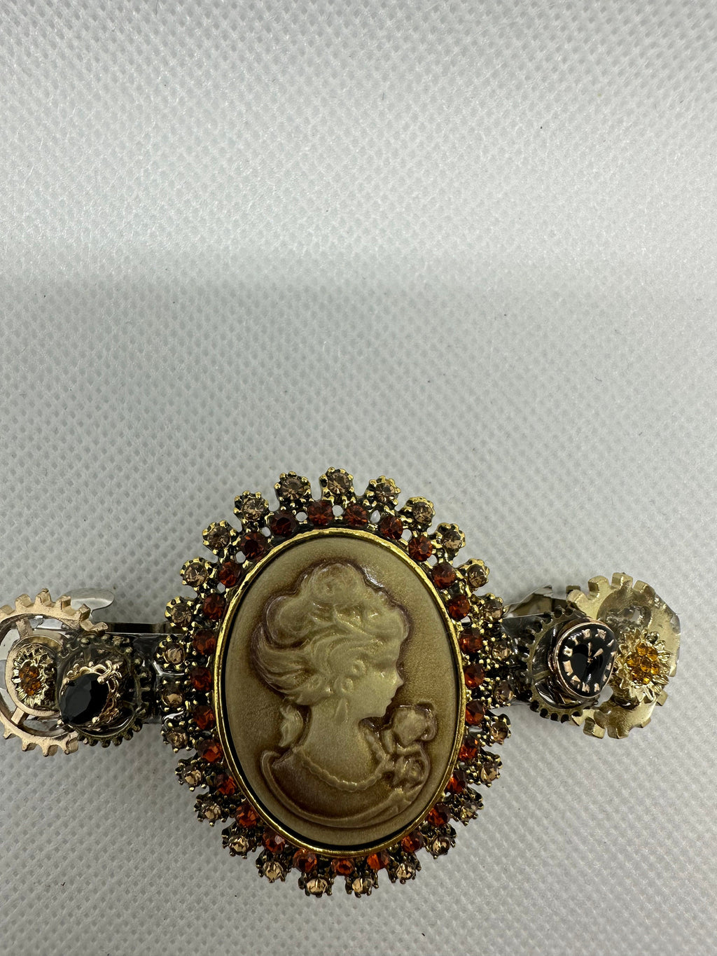 Lady Cameo Antique Steampunk Hairclip