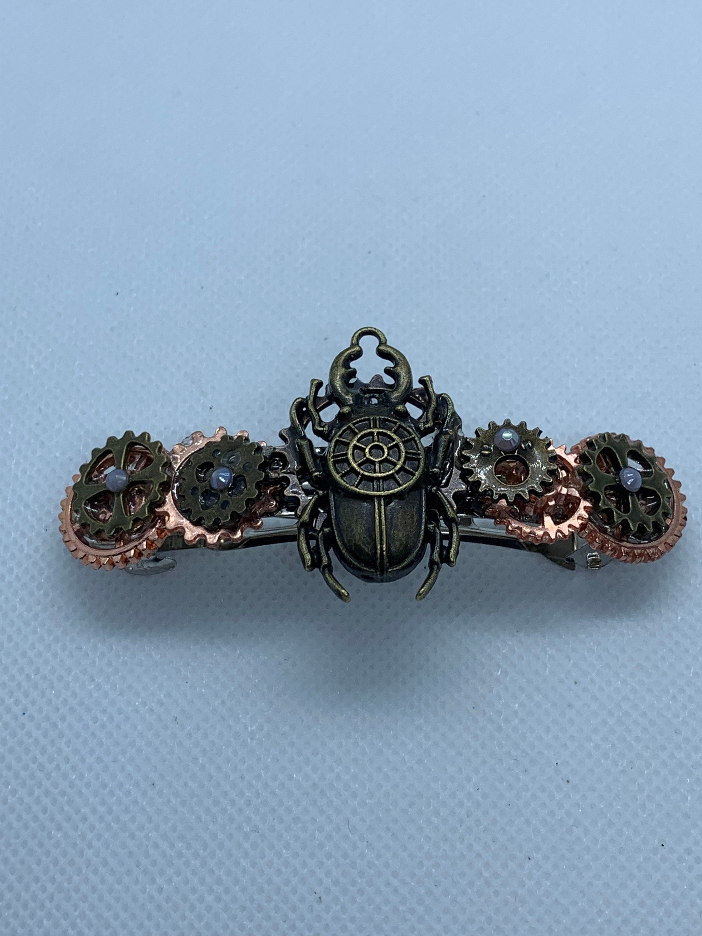 Steampunk Beetle Hair Clip