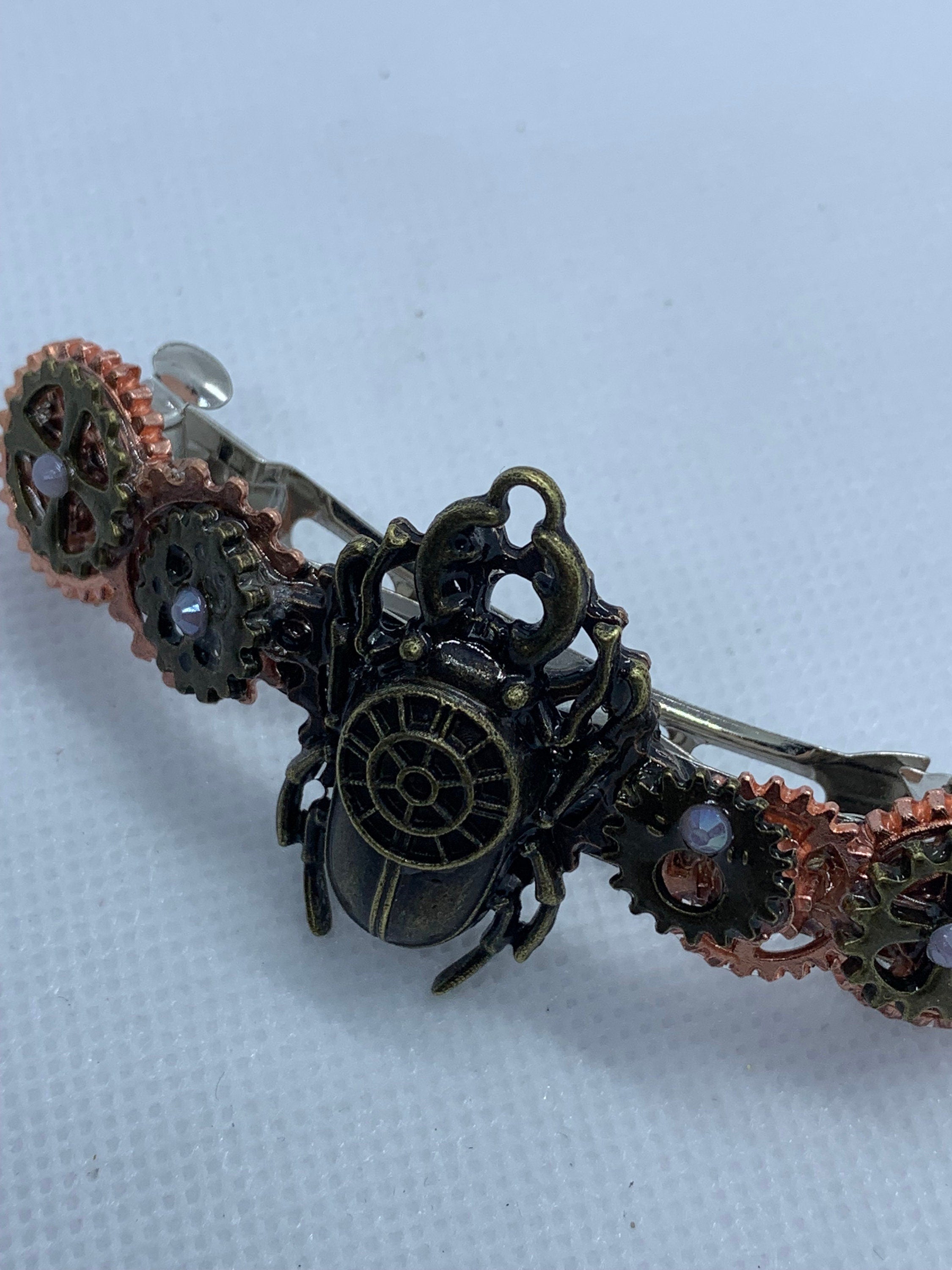 Steampunk Beetle Hair Clip