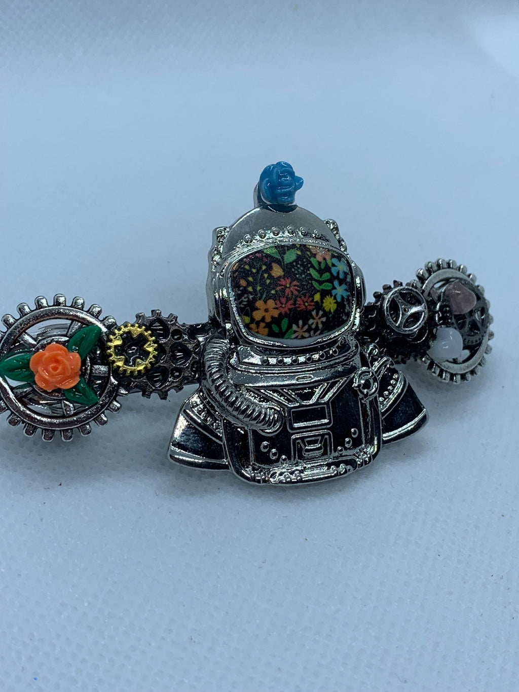 Astronaut Steampunk French Barrette Hair