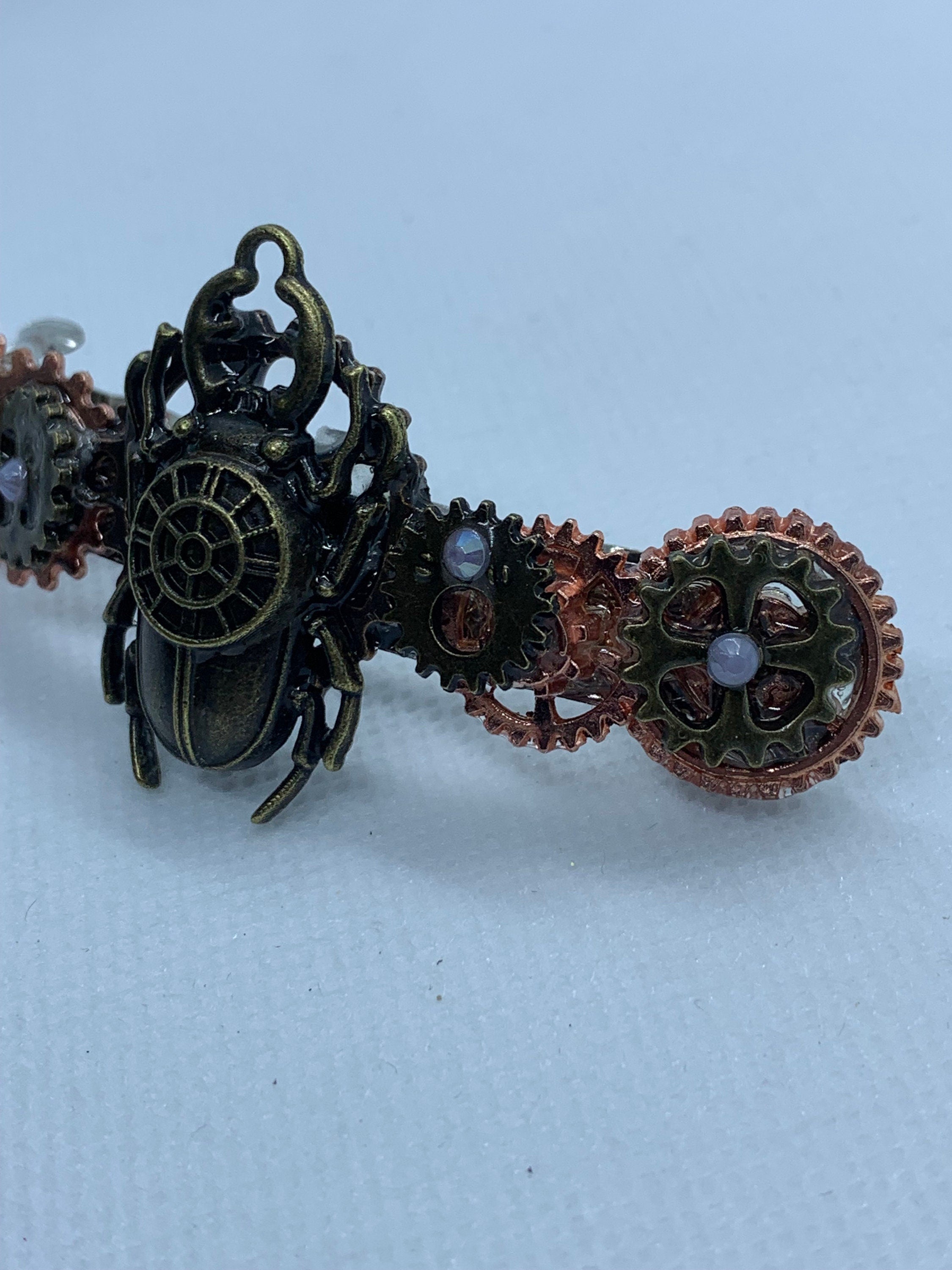 Steampunk Beetle Hair Clip