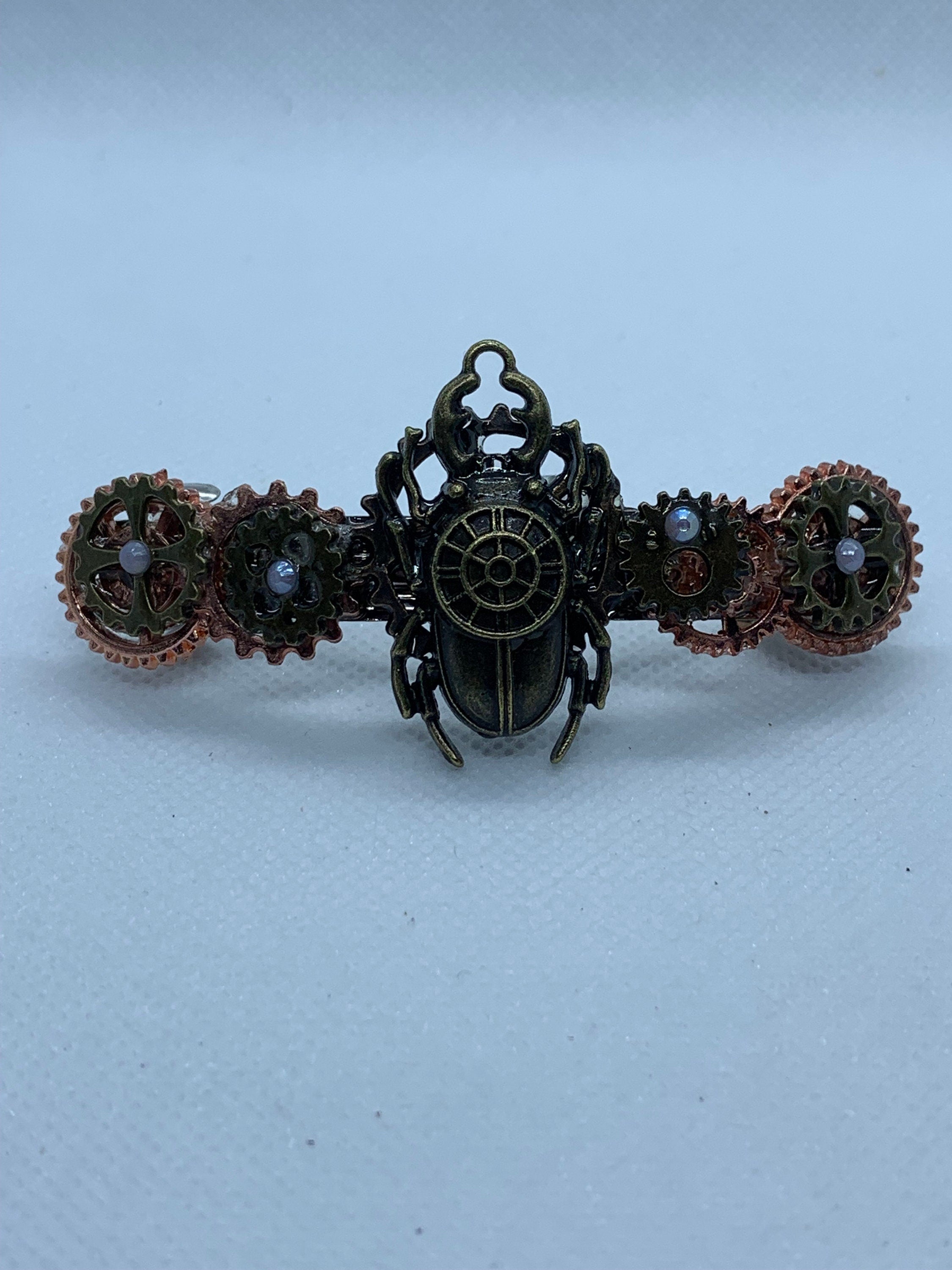 Steampunk Beetle Hair Clip
