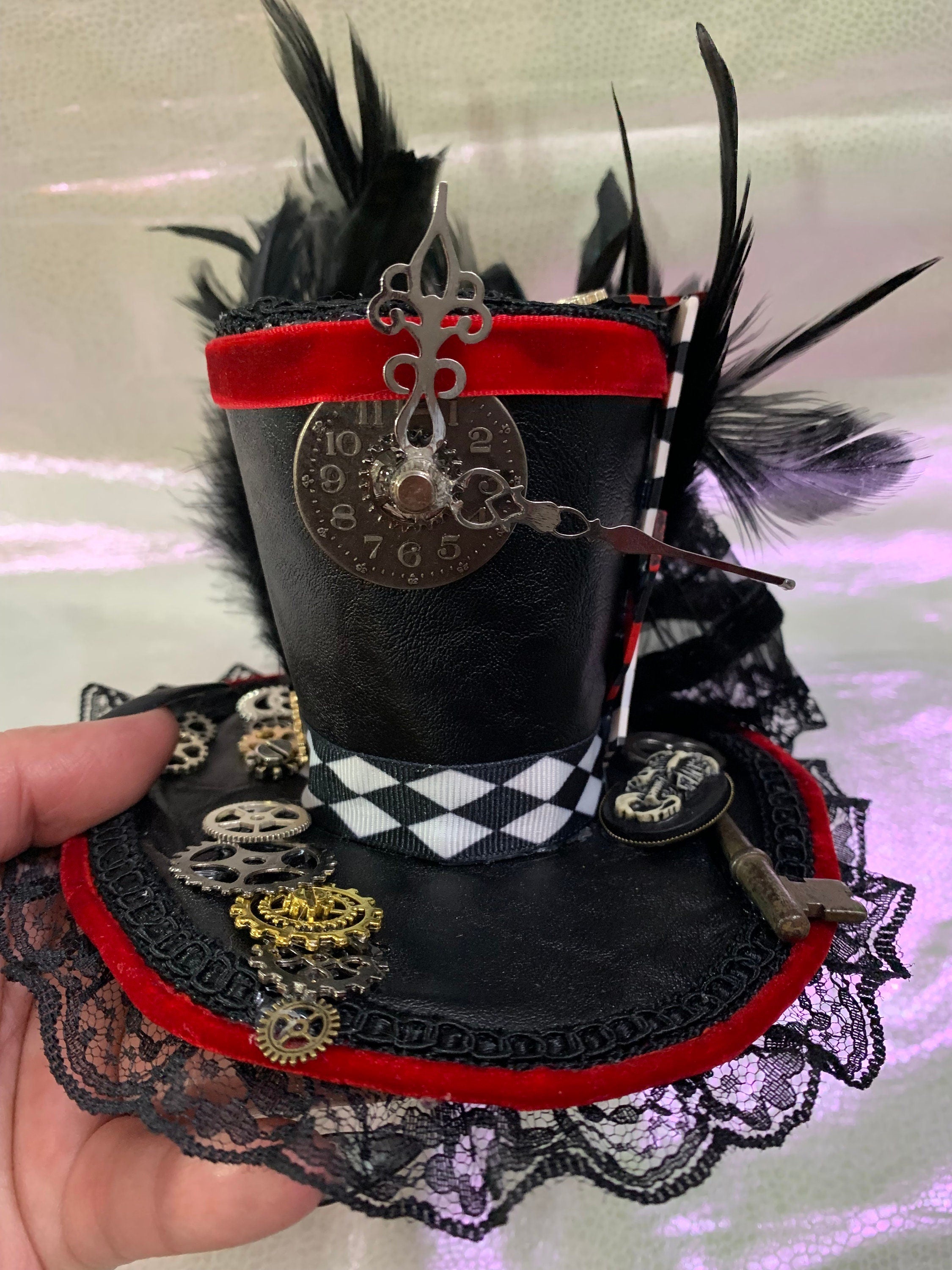Steampunk Mini Top Hat Circus with clock