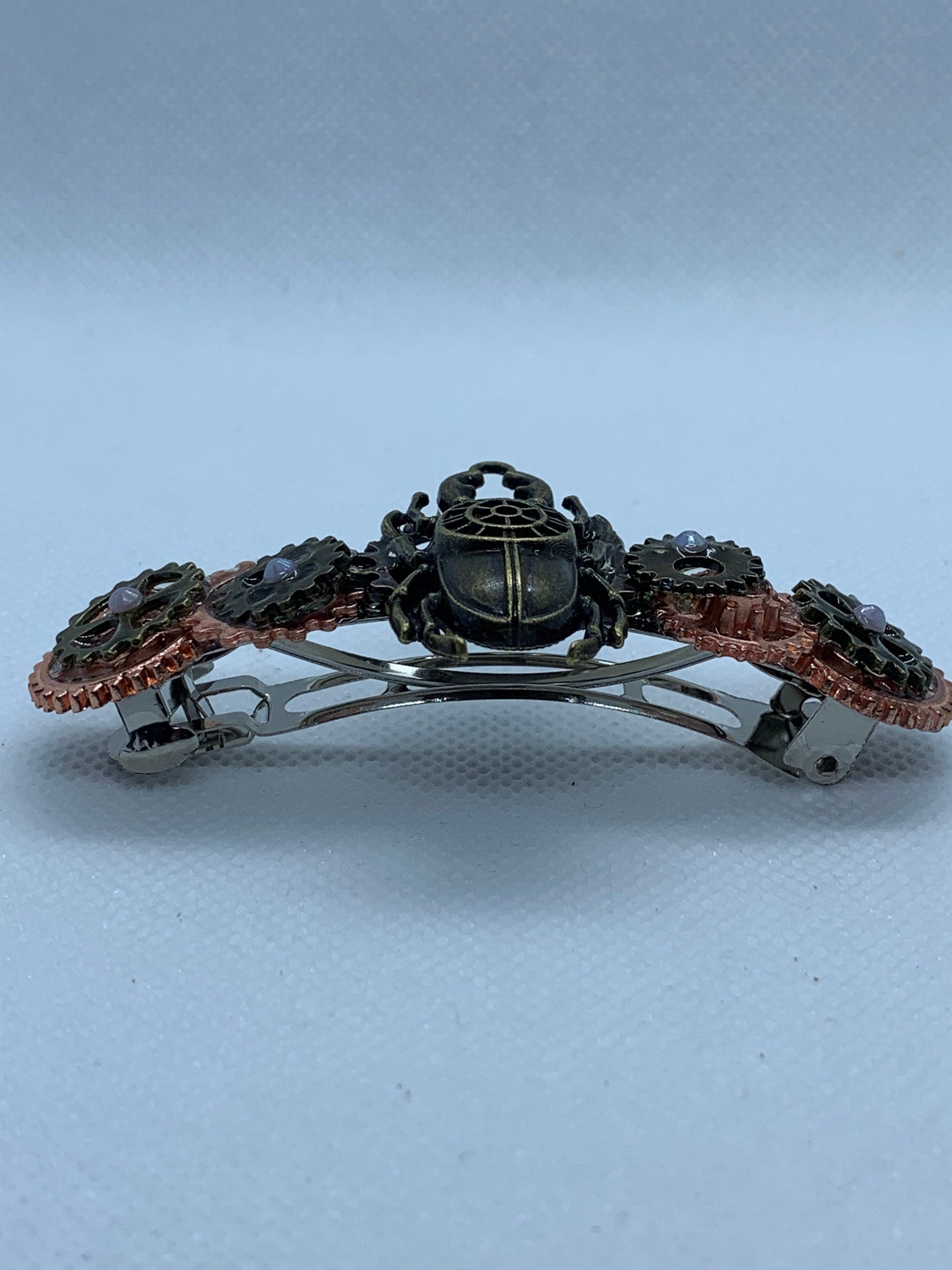 Steampunk Beetle Hair Clip