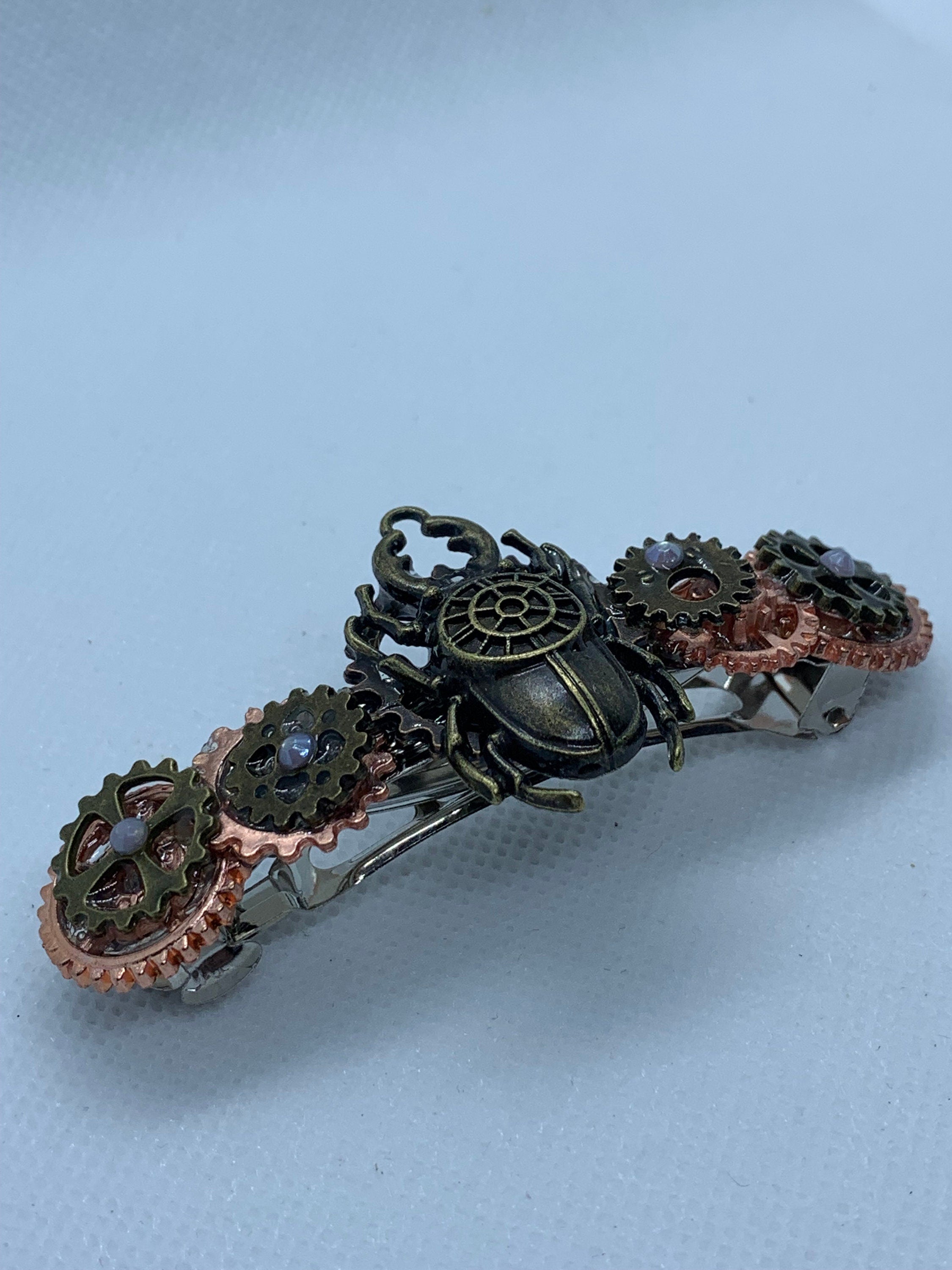 Steampunk Beetle Hair Clip
